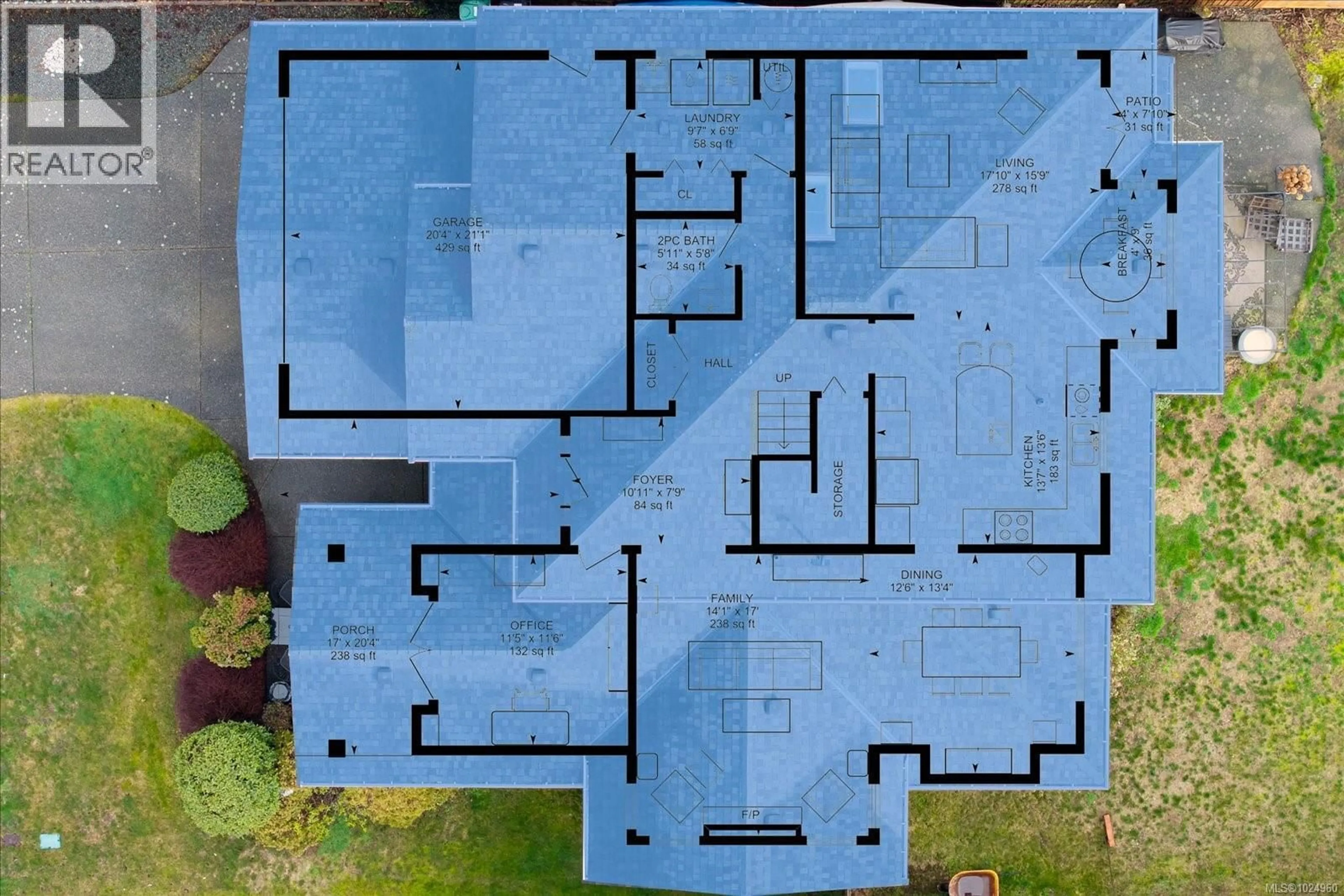 Floor plan for 6638 KESTREL CRESCENT, Nanaimo British Columbia V9V1V9