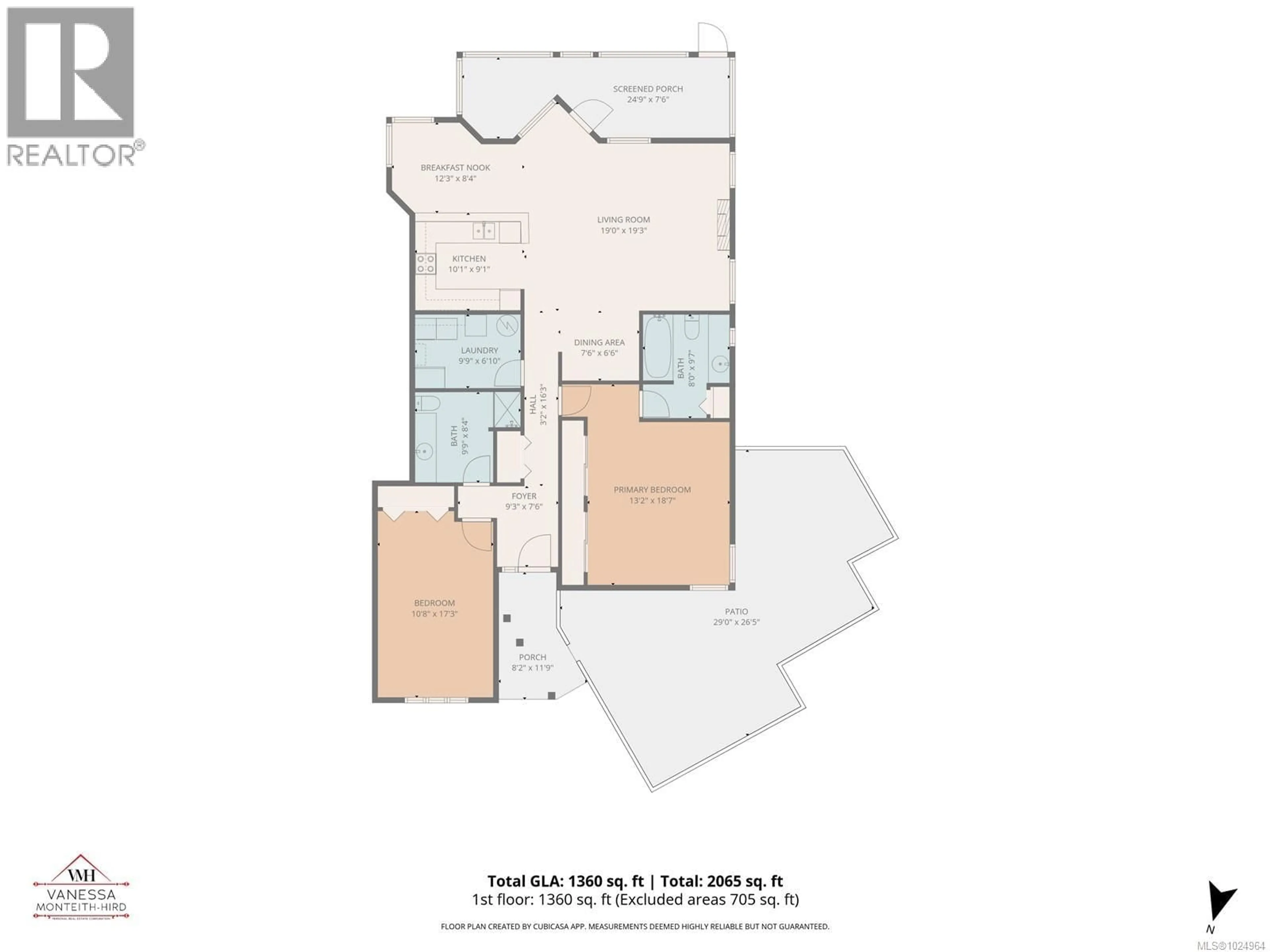Floor plan for 3210 - 27 ISLAND HIGHWAY SOUTH, Campbell River British Columbia V9W1A2