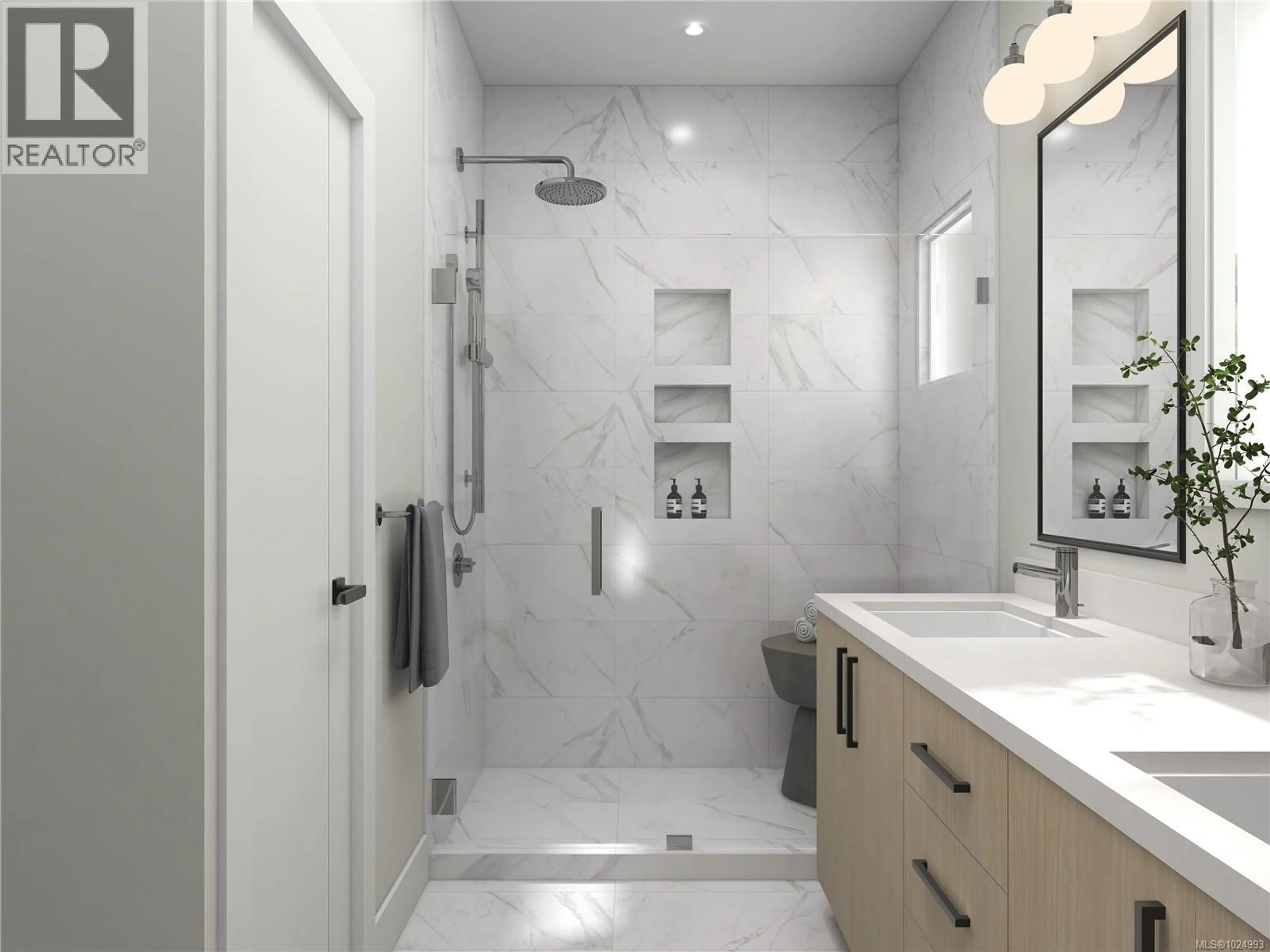 Contemporary bathroom, ceramic/tile floor for 8 - 624 MANCHESTER ROAD, Victoria British Columbia V8T2P1