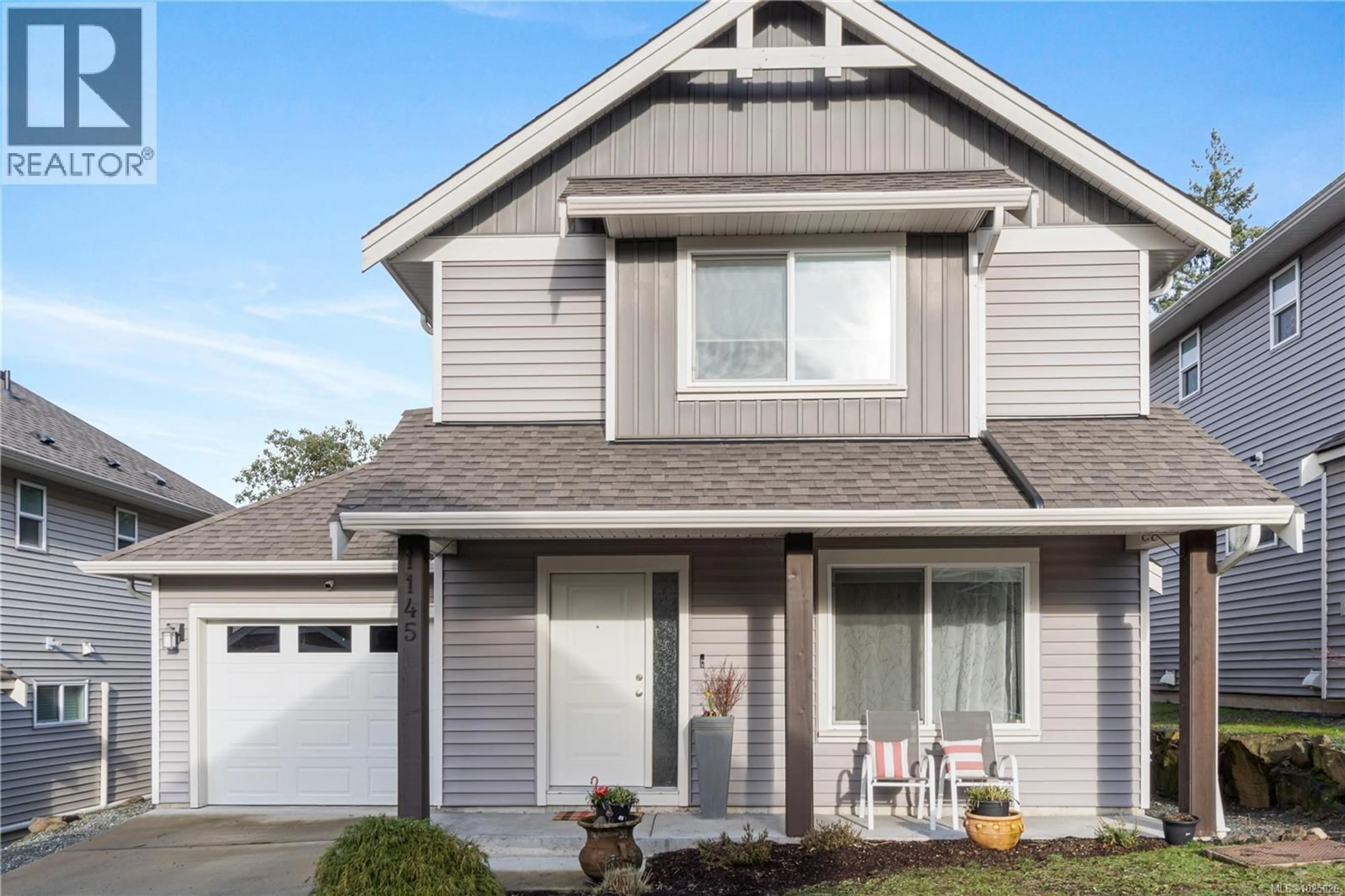 Home with vinyl exterior material, street for 1145 TIMBERWOOD DRIVE, Nanaimo British Columbia V9R0H2