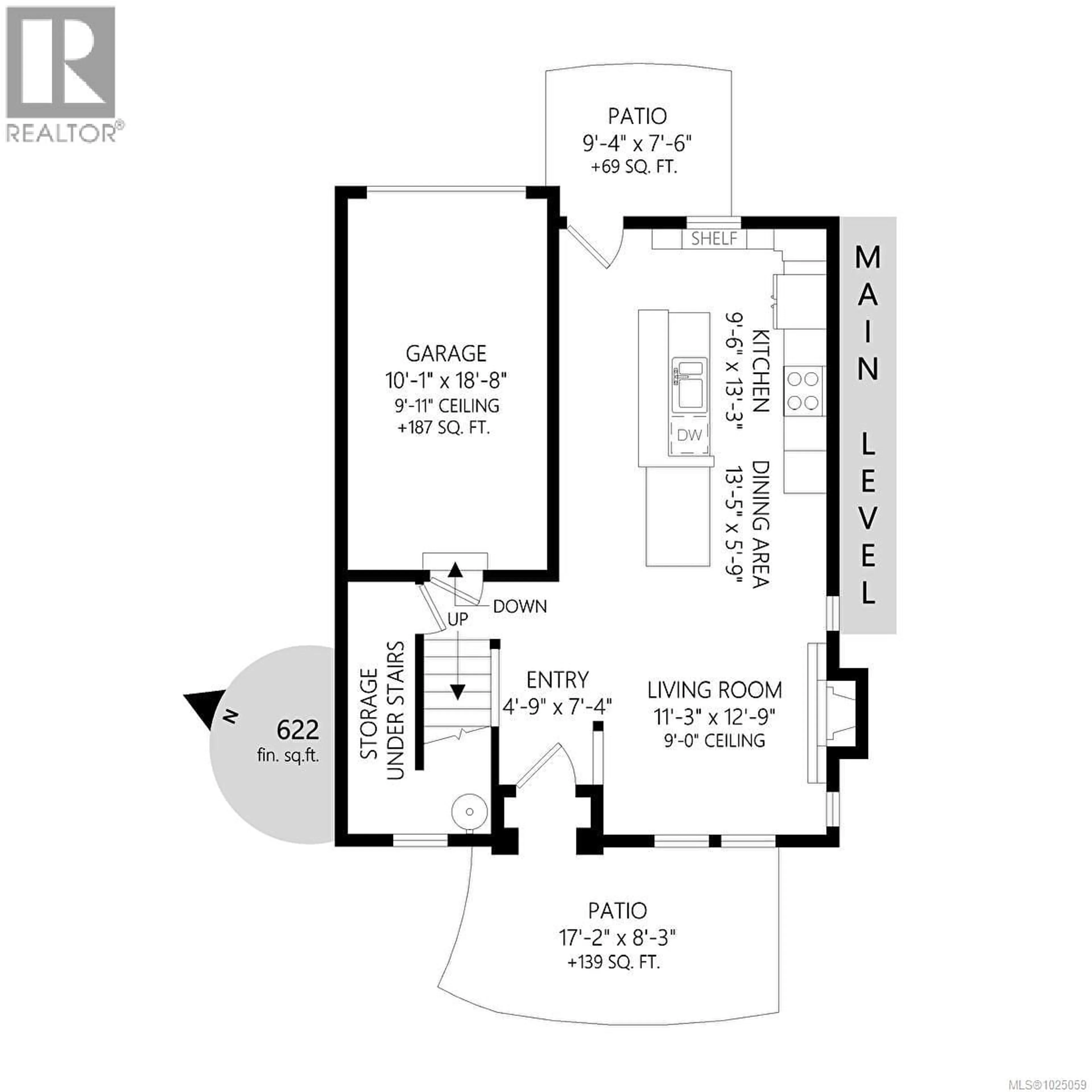 Floor plan for 5 - 3903 DOUGLAS STREET, Saanich British Columbia V8X5L3