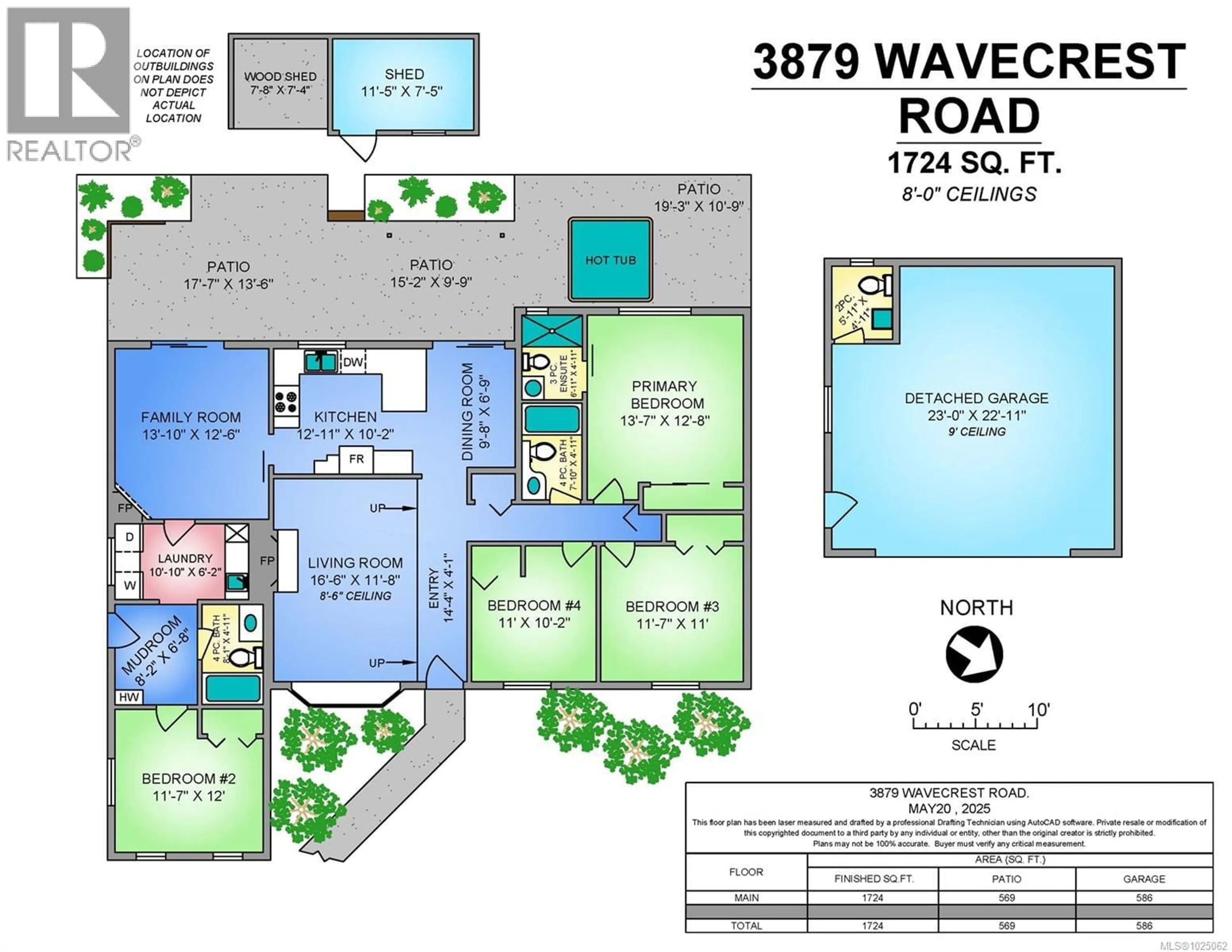 Floor plan for 3879 WAVECREST ROAD, Campbell River British Columbia V9H1L1