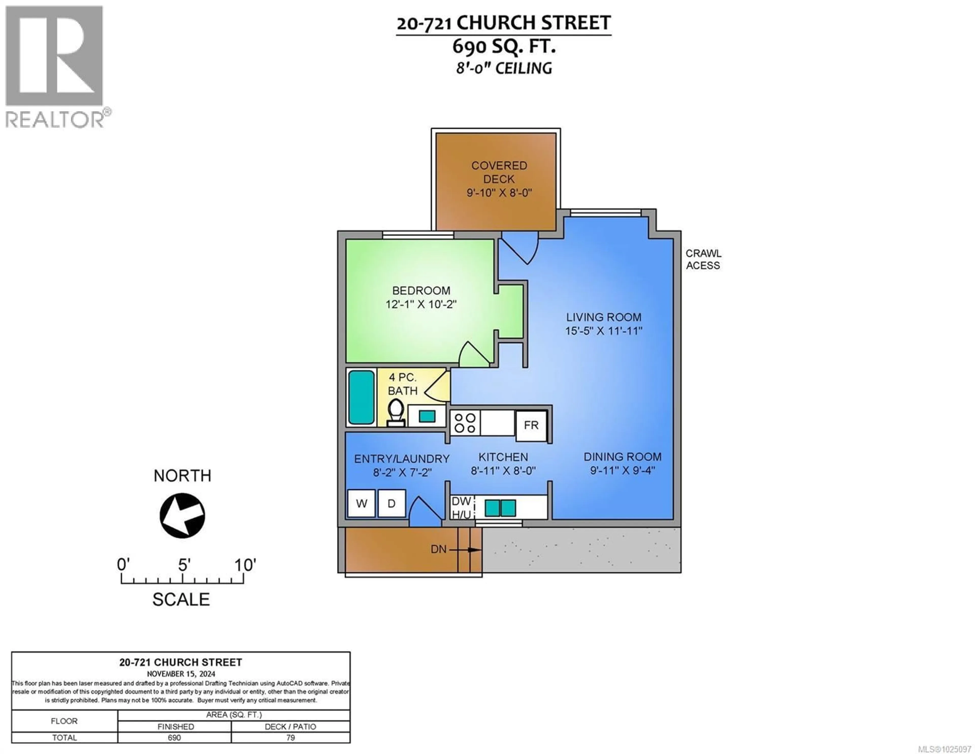 Floor plan for 15 - 745 CHURCH STREET, Gabriola Island British Columbia V0R1X3