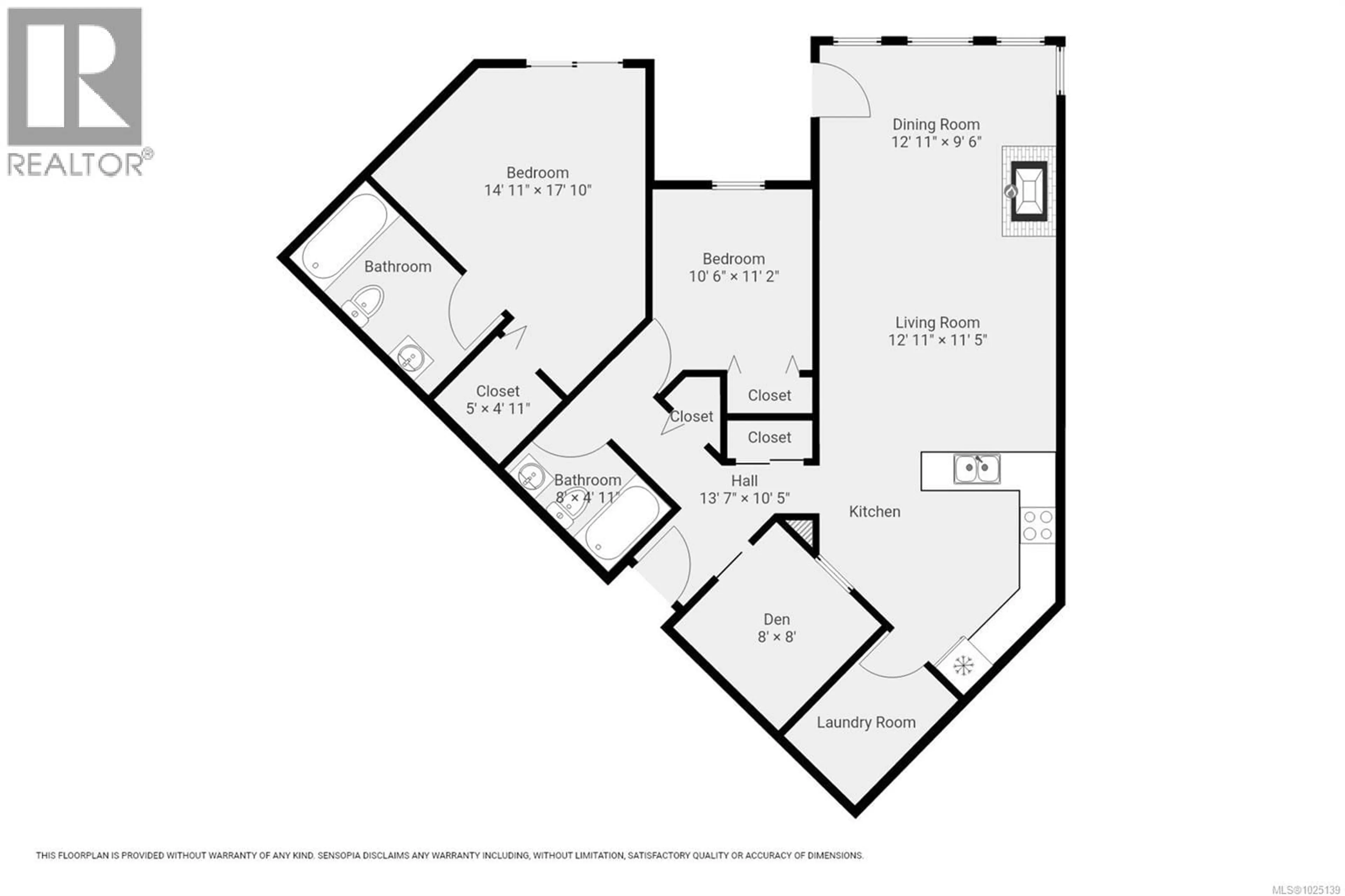 Floor plan for 407 - 350 ISLAND HIGHWAY SOUTH, Campbell River British Columbia V9W1A5