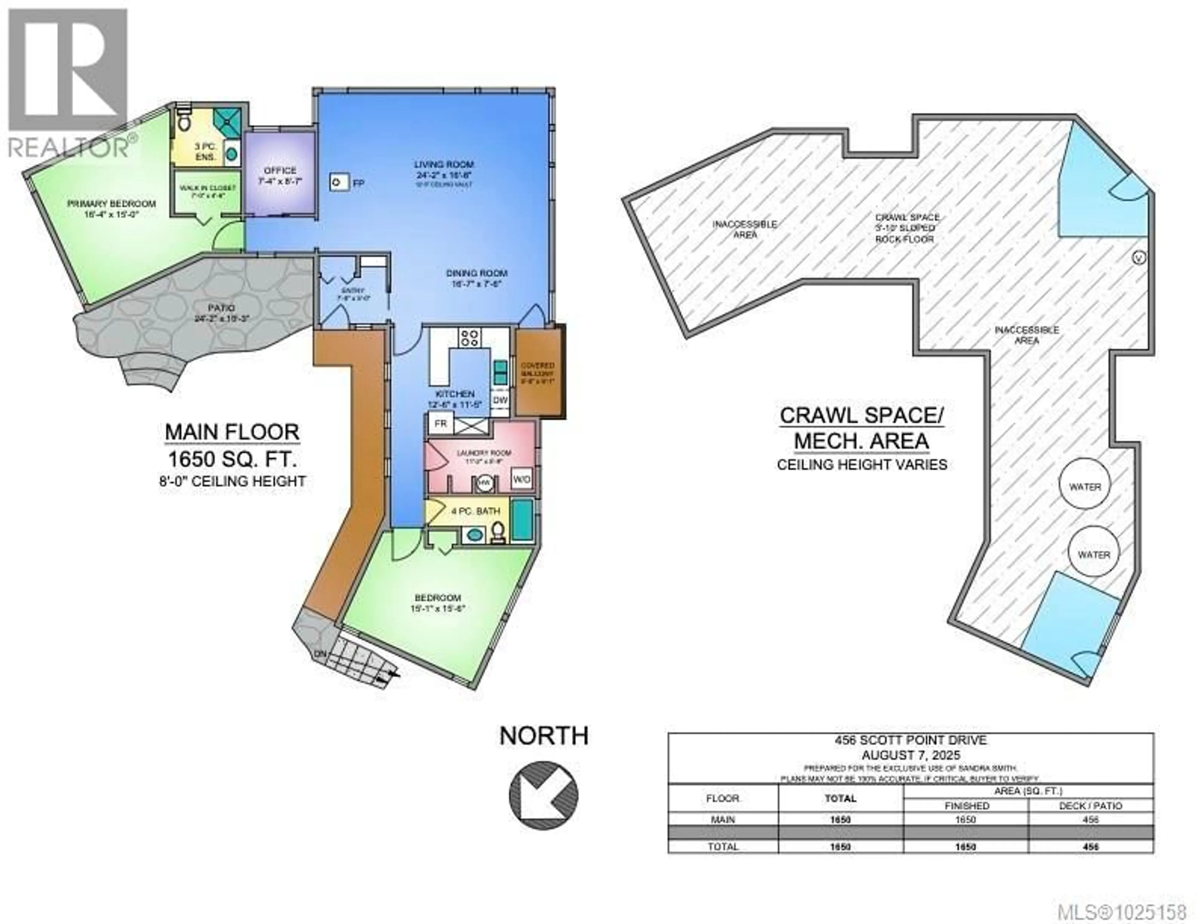 Floor plan for 456 SCOTT POINT DRIVE, Salt Spring British Columbia V8K2R2