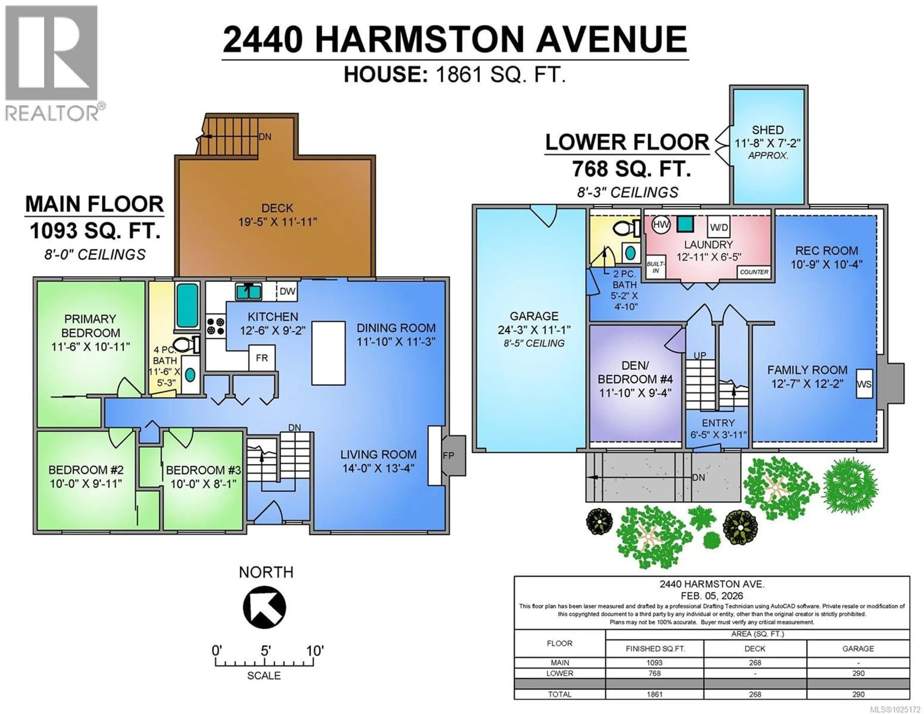 Floor plan for 2440 HARMSTON AVENUE, Courtenay British Columbia V9N7G9