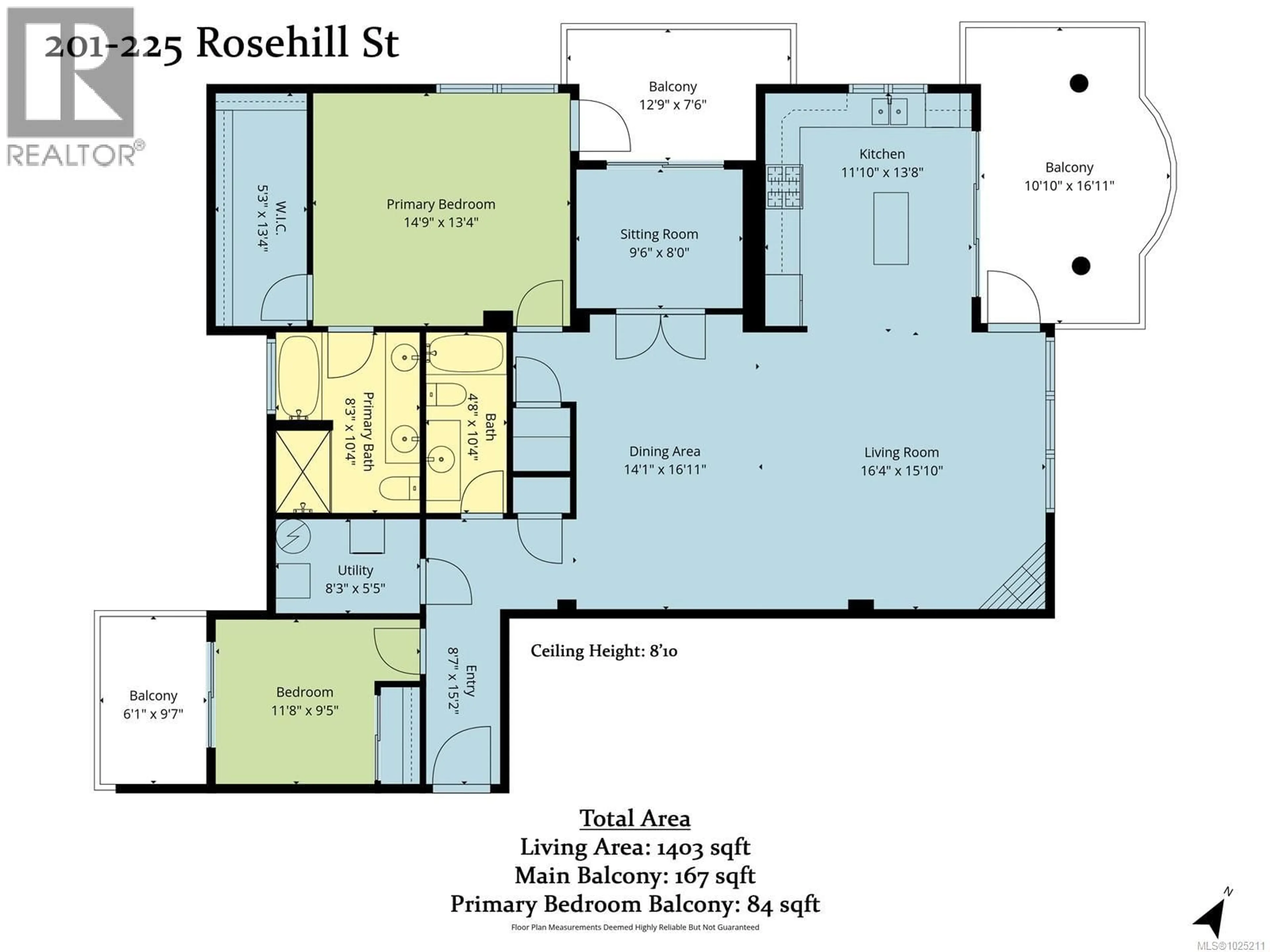 Floor plan for 201 - 225 ROSEHILL STREET, Nanaimo British Columbia V9S1E1