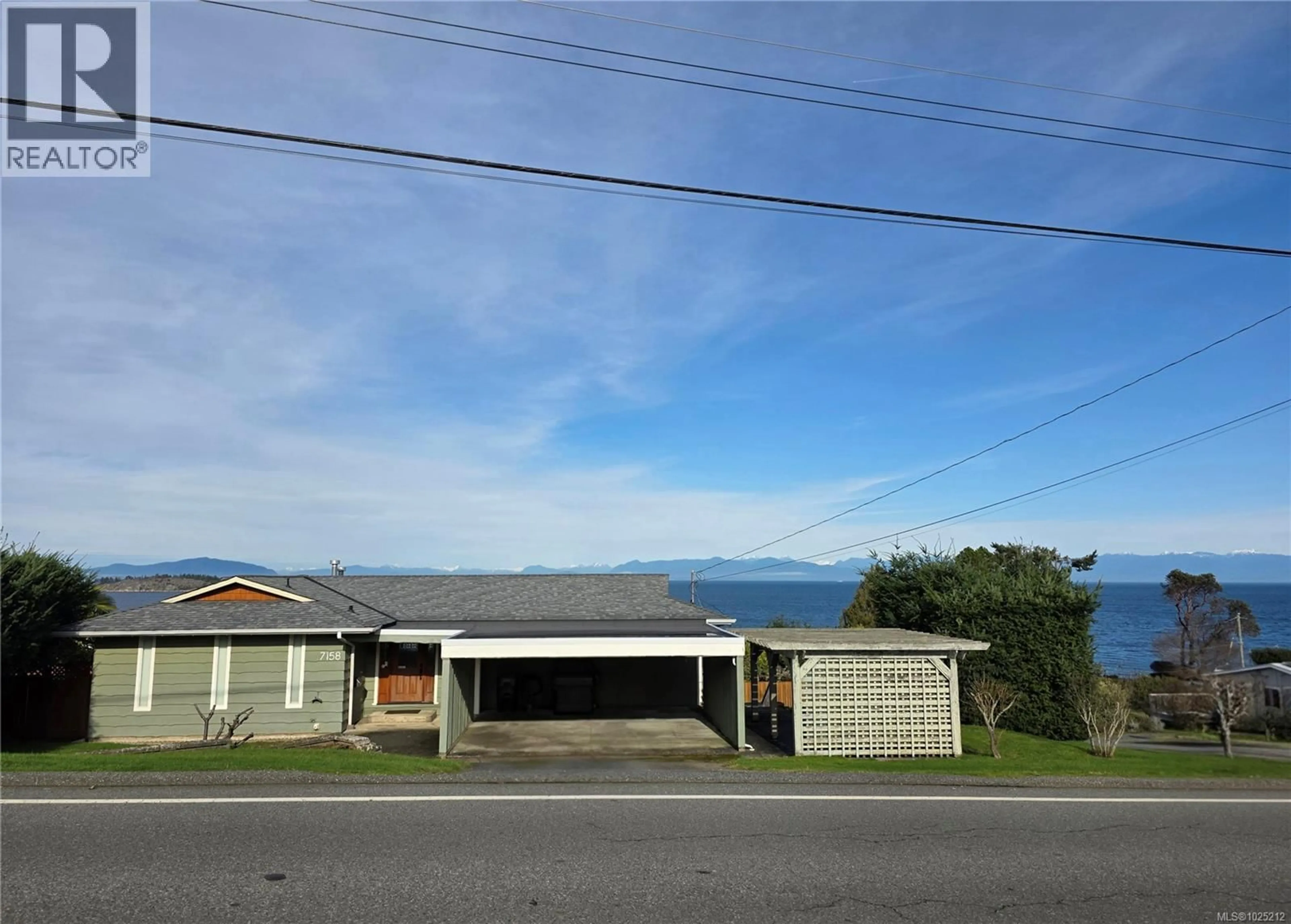 A pic from outside/outdoor area/front of a property/back of a property/a pic from drone, mountain view for 7158 DICKINSON ROAD, Lantzville British Columbia V0R2H0