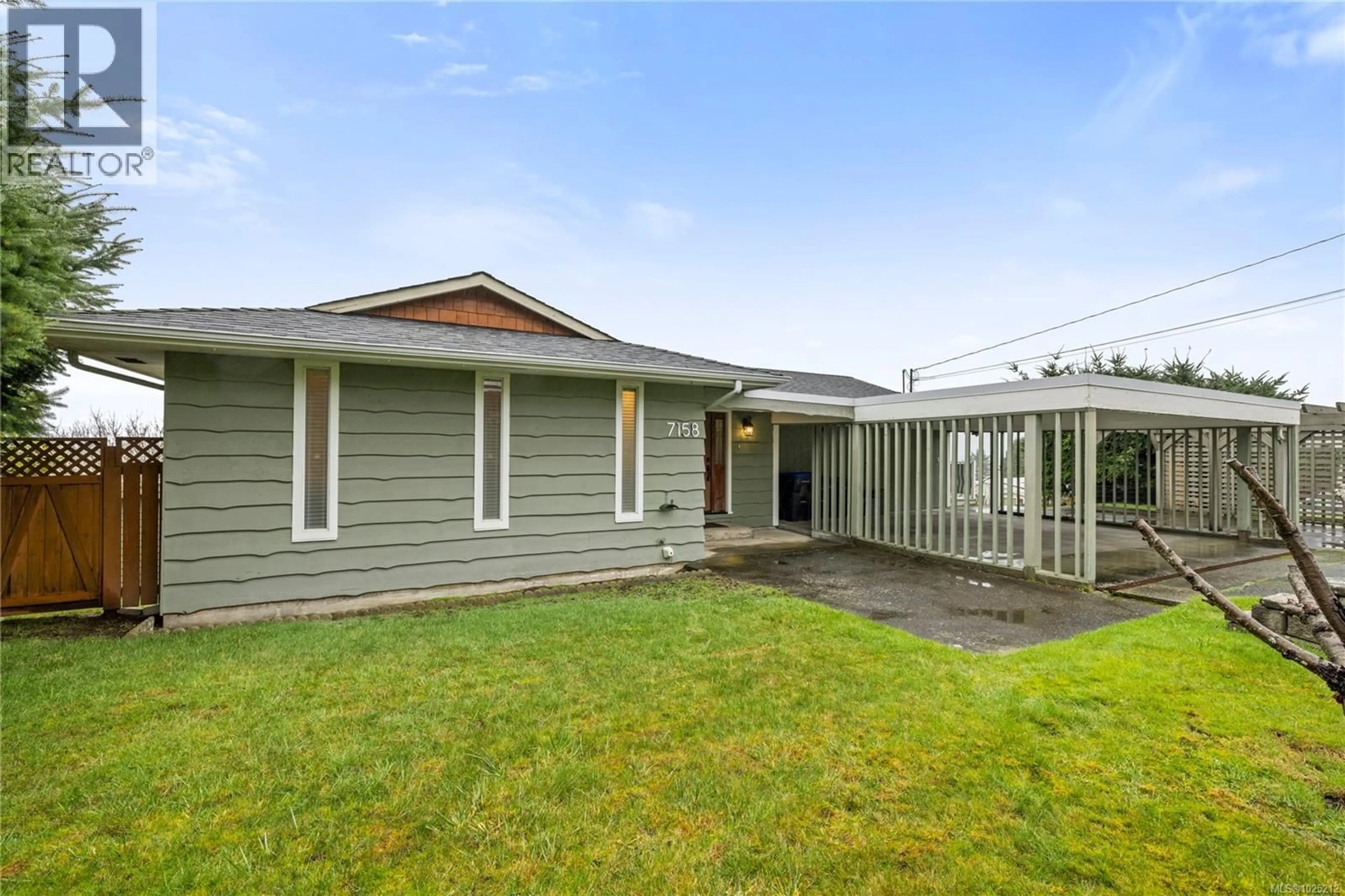 Home with vinyl exterior material, street for 7158 DICKINSON ROAD, Lantzville British Columbia V0R2H0