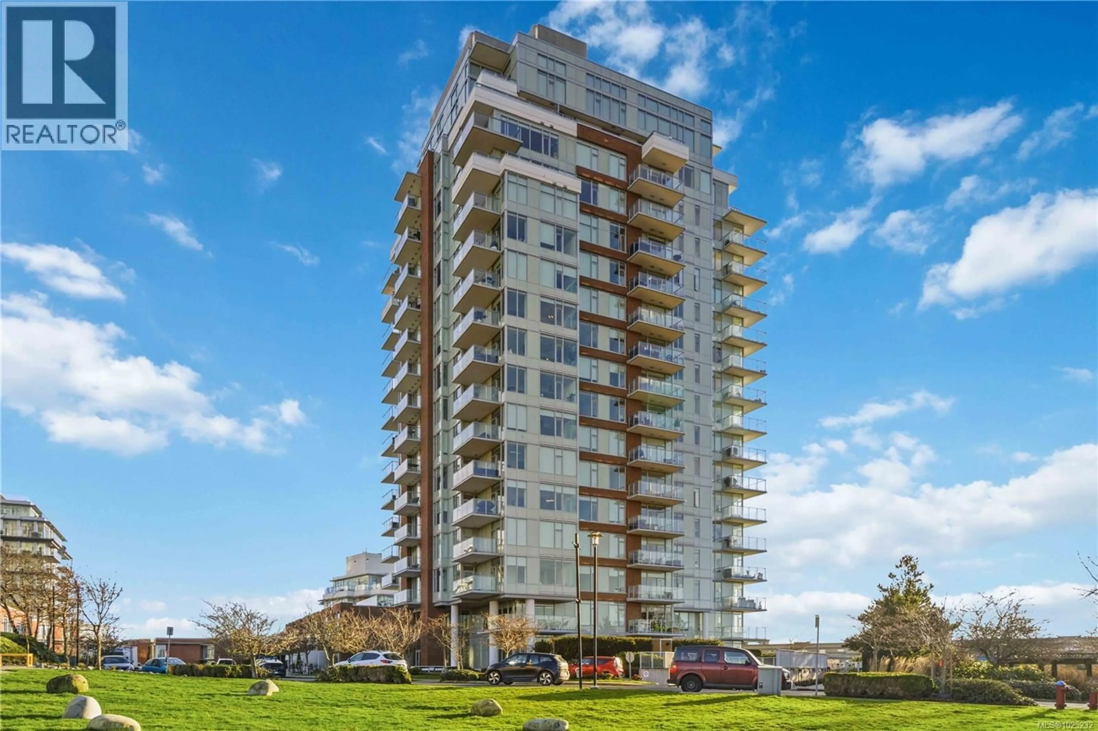 A pic from outside/outdoor area/front of a property/back of a property/a pic from drone, building for 506 - 60 SAGHALIE ROAD, Victoria British Columbia V9A0H1