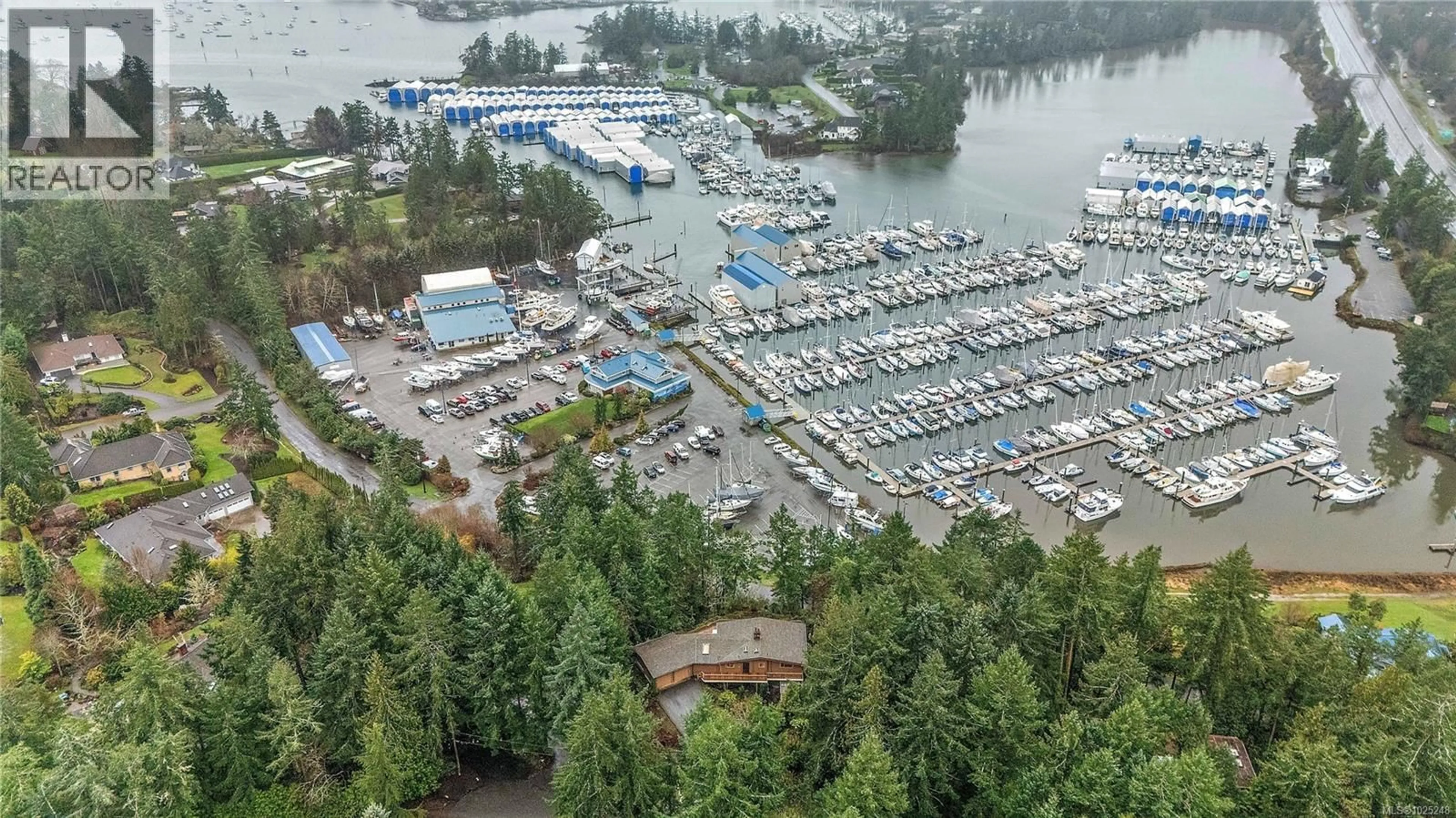 A pic from outside/outdoor area/front of a property/back of a property/a pic from drone, water/lake/river/ocean view for 11064 KITTIWAKE PLACE, North Saanich British Columbia V8L5J3