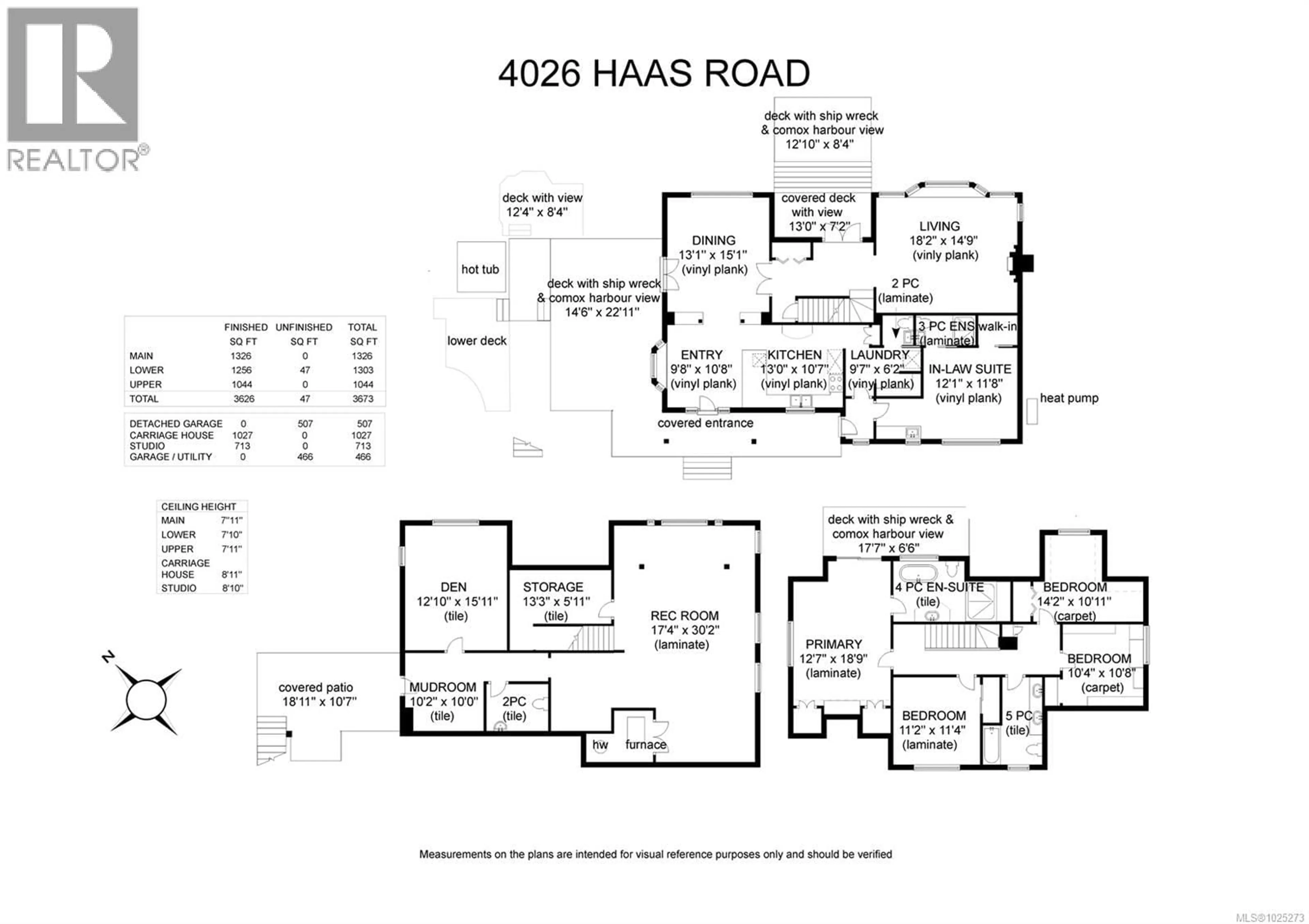 Floor plan for 4026 HAAS ROAD, Courtenay British Columbia V9N9T4