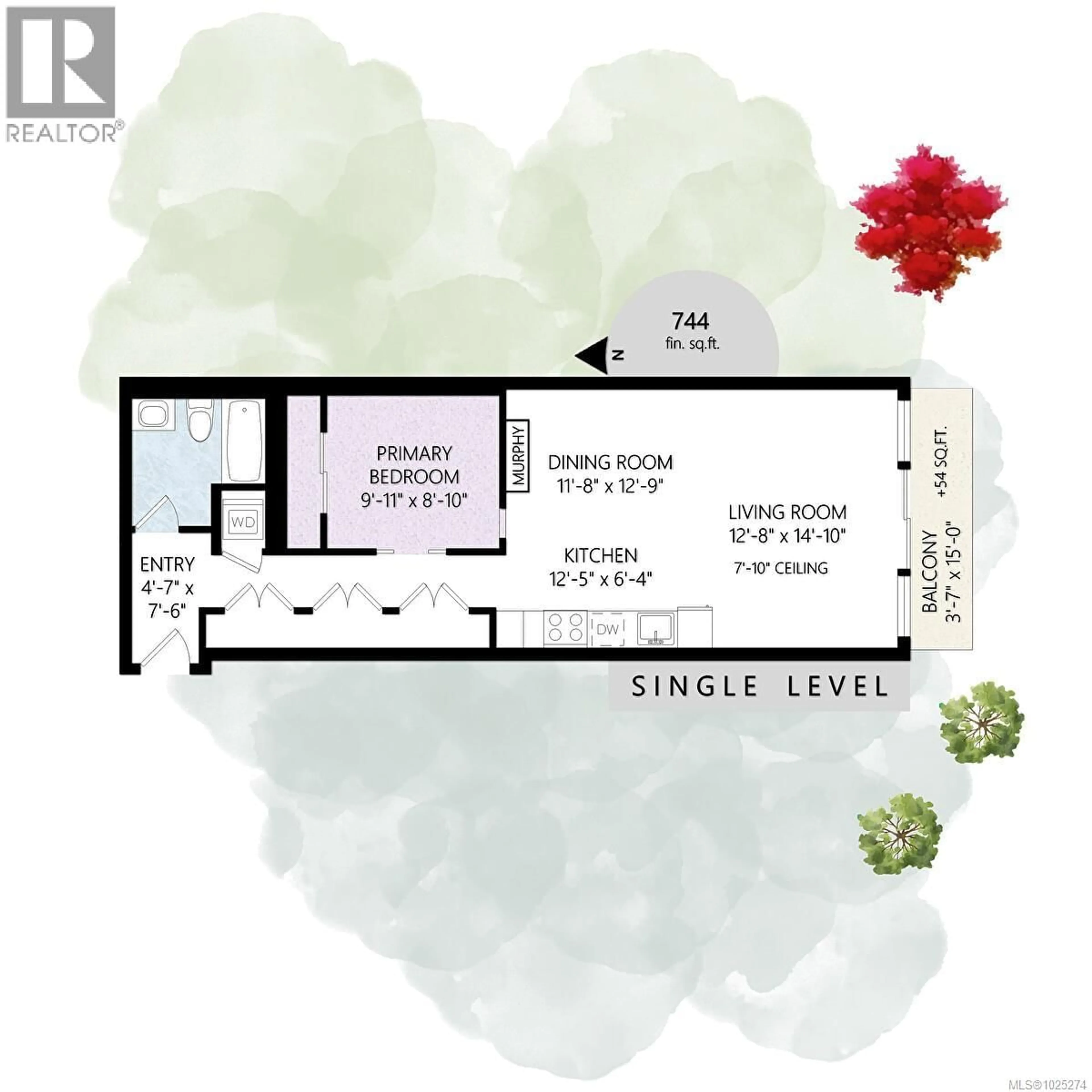 Floor plan for 403 - 528 PANDORA AVENUE, Victoria British Columbia V8W0C6