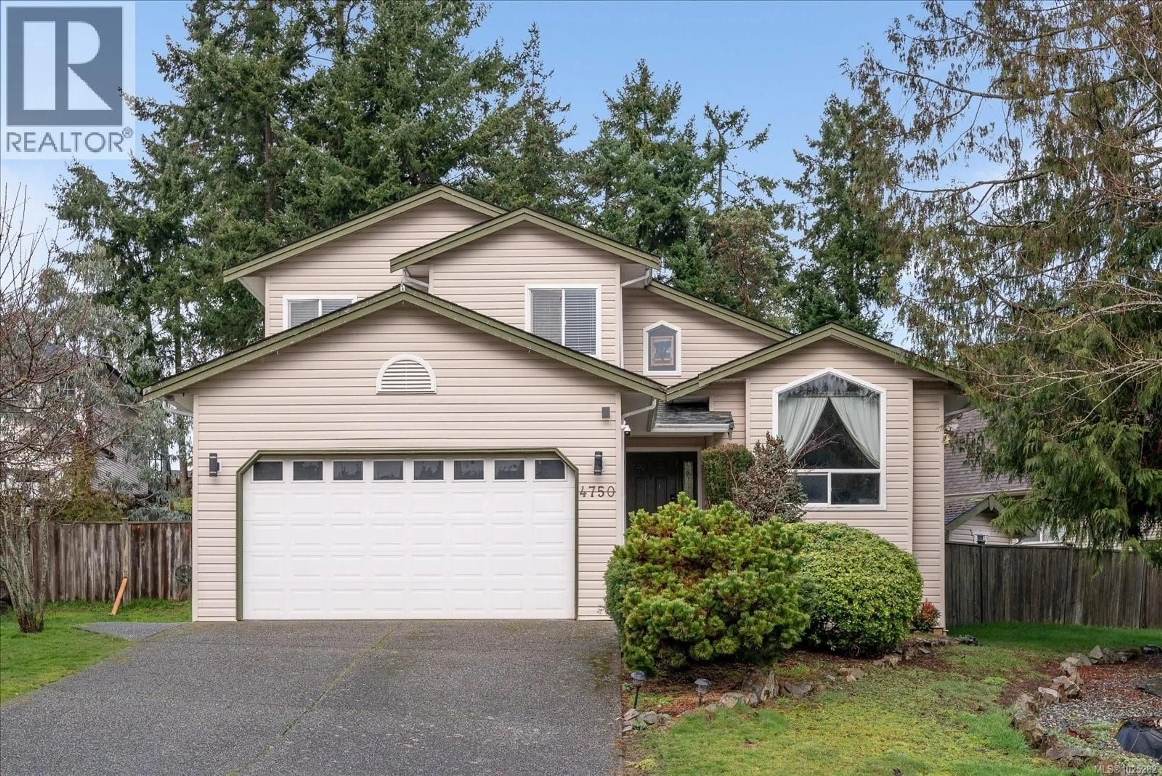 Home with vinyl exterior material, street for 4750 SPIRIT PLACE, Nanaimo British Columbia V9V1N8