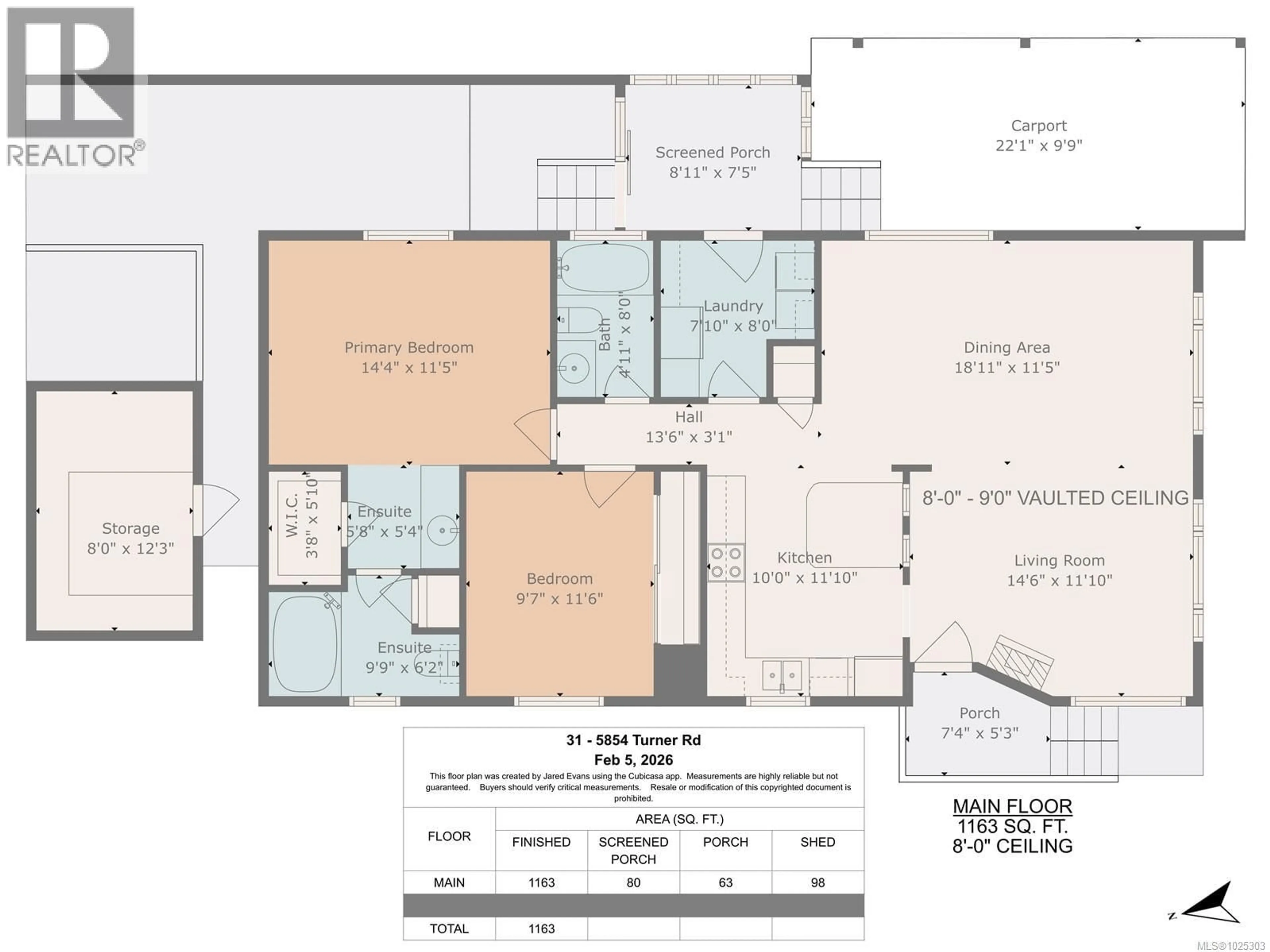 Floor plan for 31 - 5854 TURNER ROAD, Nanaimo British Columbia V9T2N6