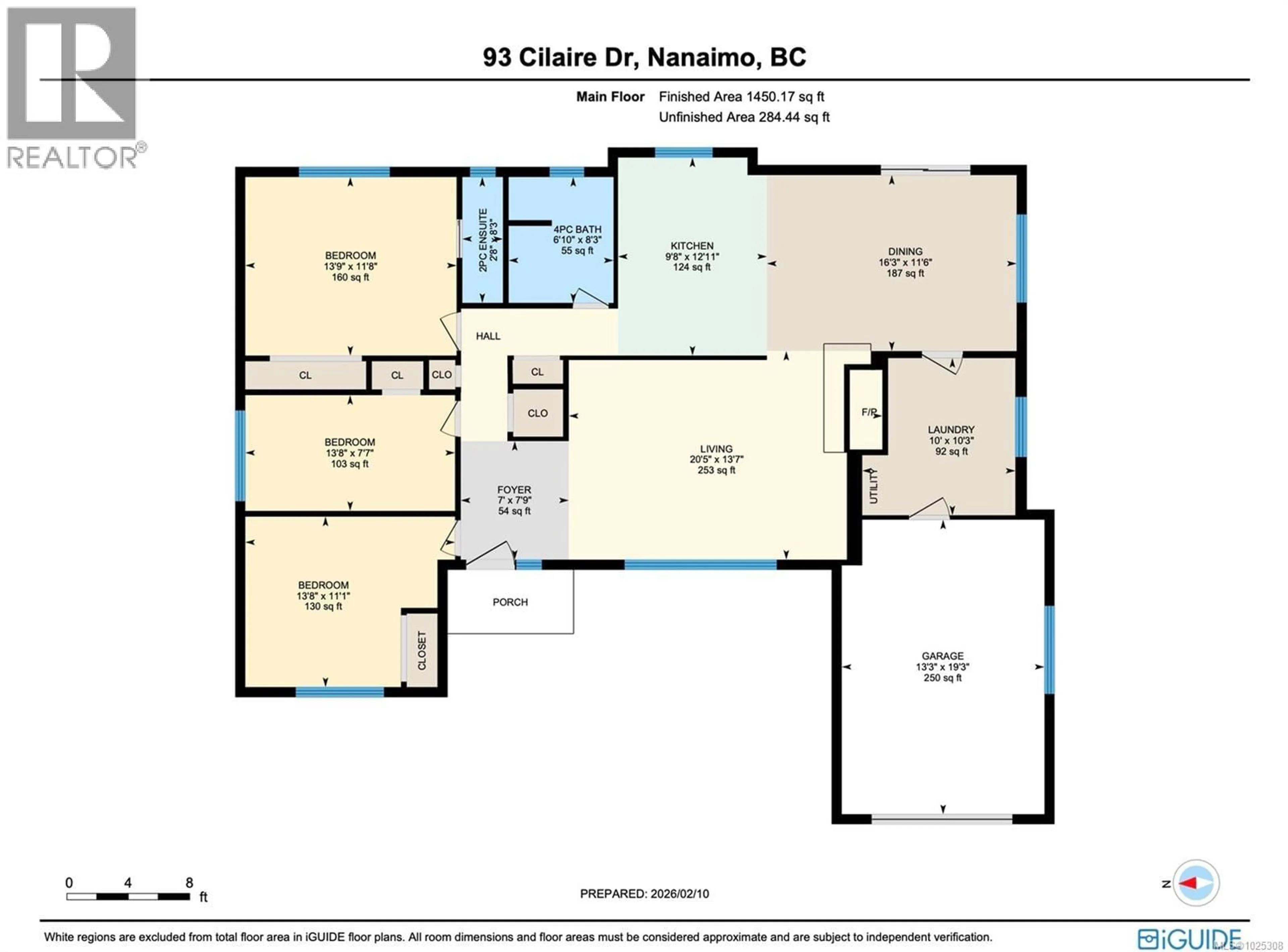 Floor plan for 93 CILAIRE DRIVE, Nanaimo British Columbia V9S3C9