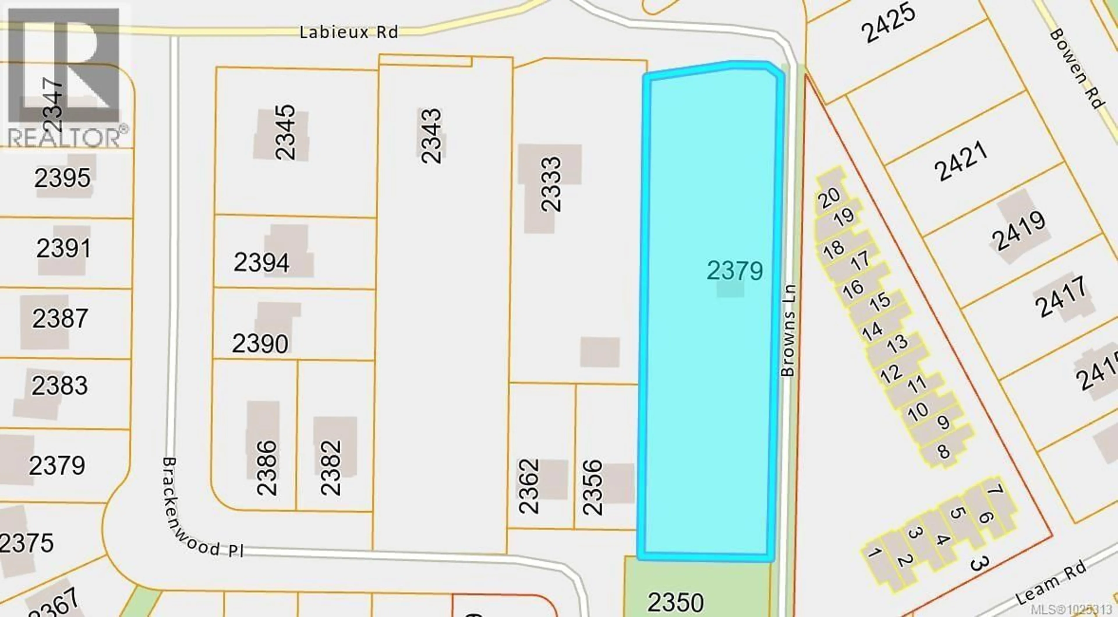 Picture of a map for 2379 BROWNS LANE, Nanaimo British Columbia V9T3L5