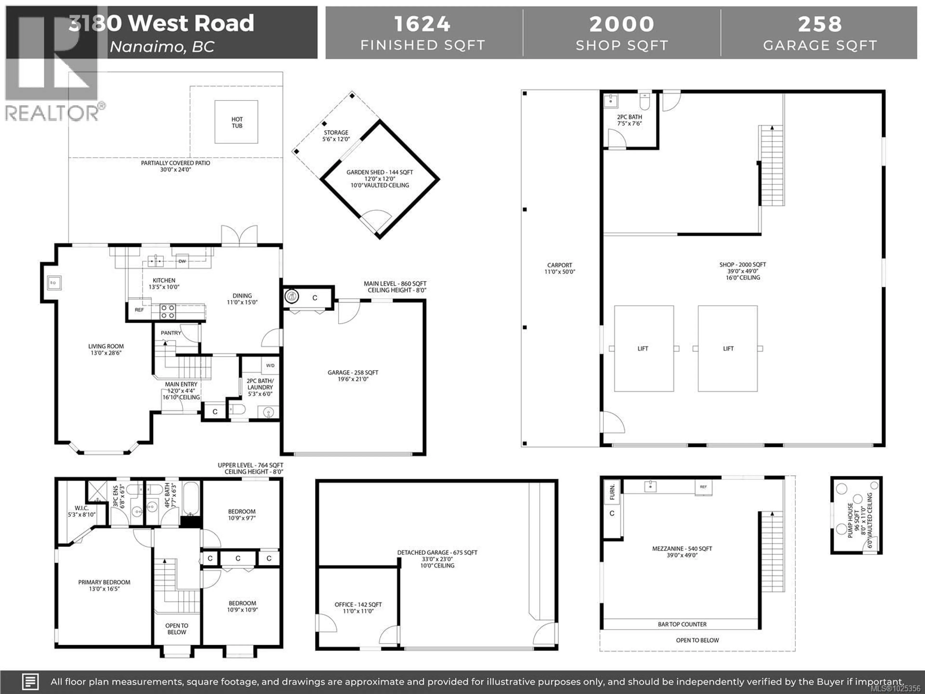 Floor plan for 3180 WEST ROAD, Nanaimo British Columbia V9R6X1