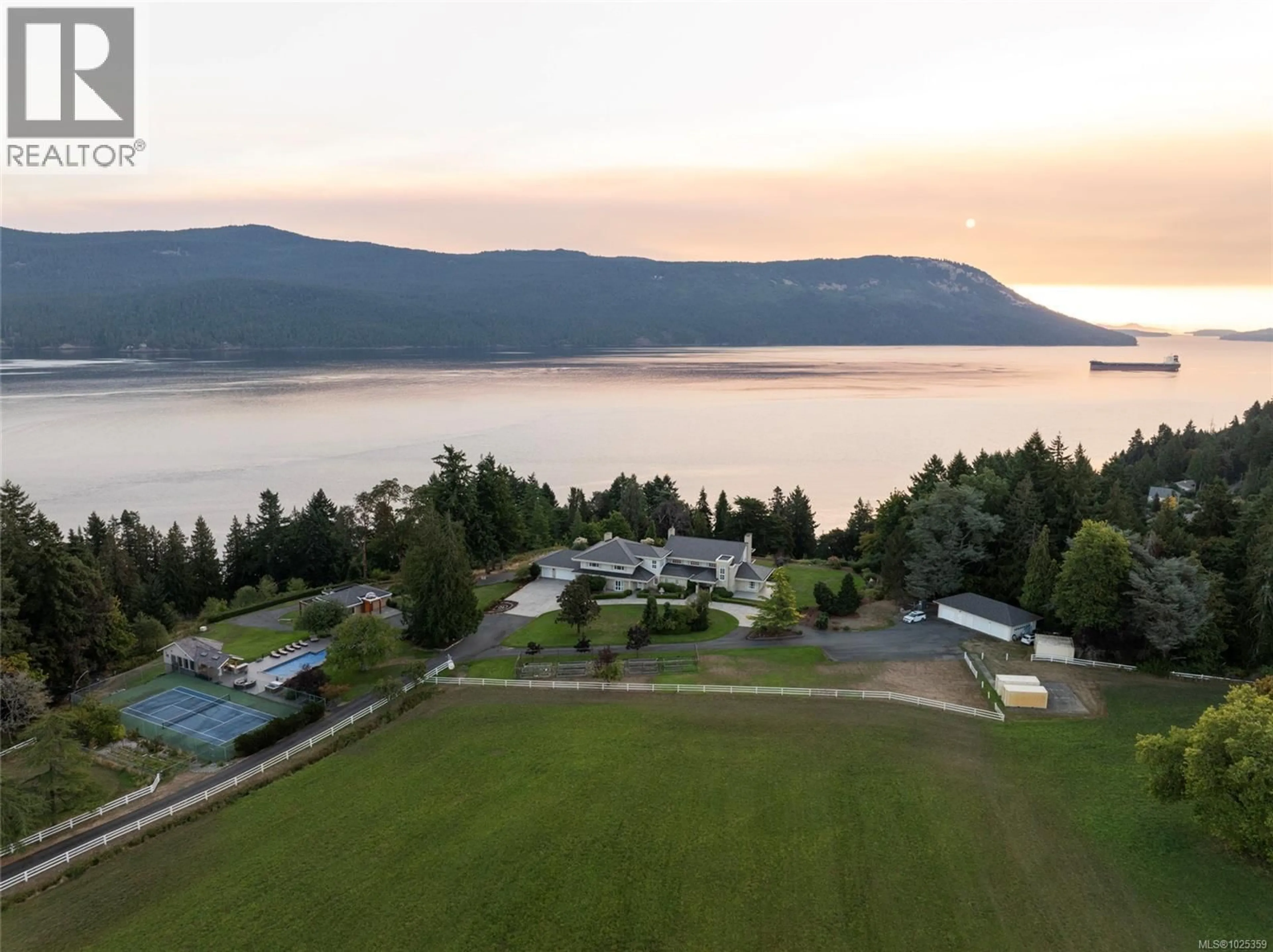 A pic from outside/outdoor area/front of a property/back of a property/a pic from drone, water/lake/river/ocean view for 1257 CHERRY POINT ROAD, Cowichan Bay British Columbia V0R1N2
