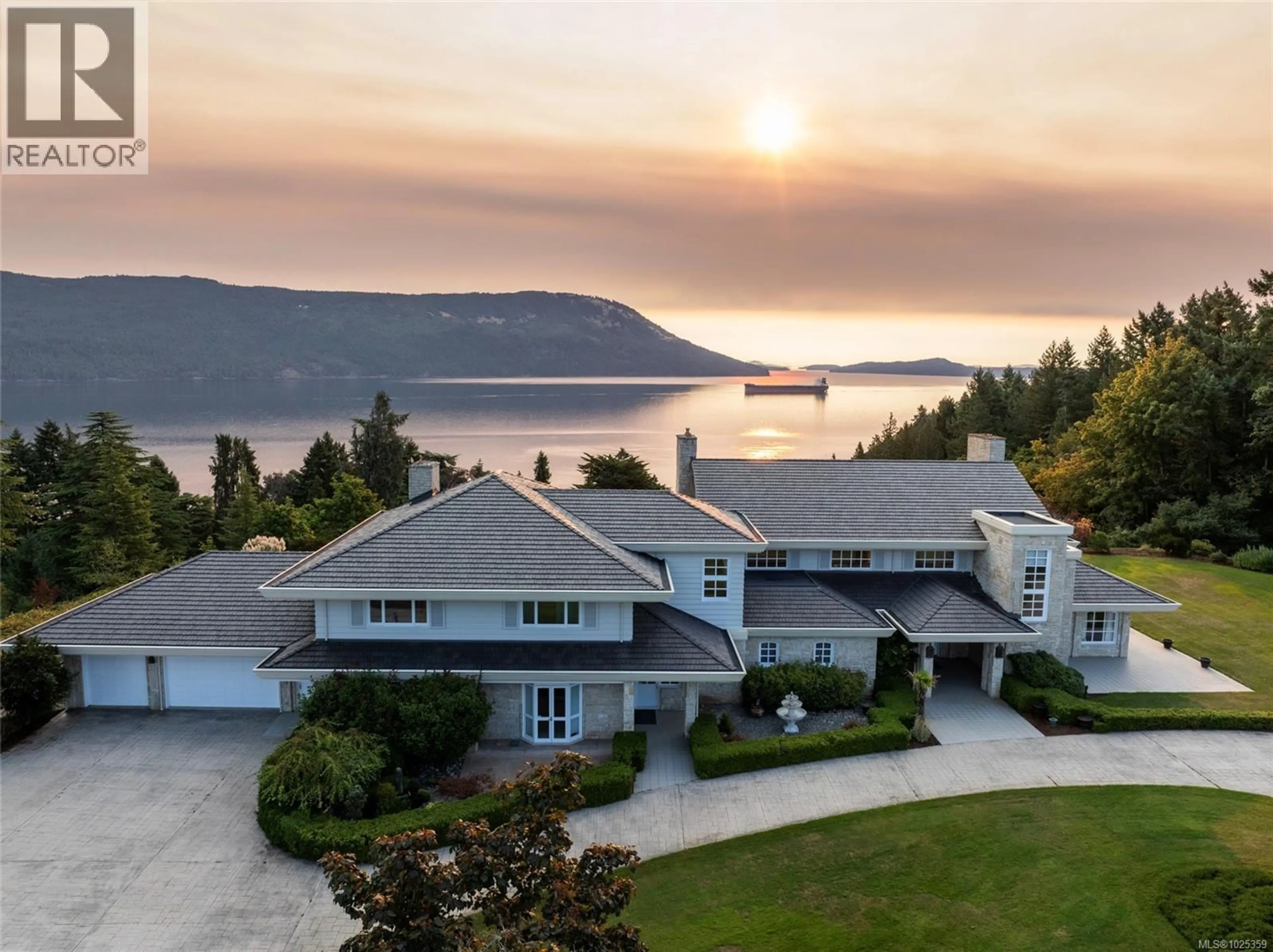 A pic from outside/outdoor area/front of a property/back of a property/a pic from drone, water/lake/river/ocean view for 1257 CHERRY POINT ROAD, Cowichan Bay British Columbia V0R1N2