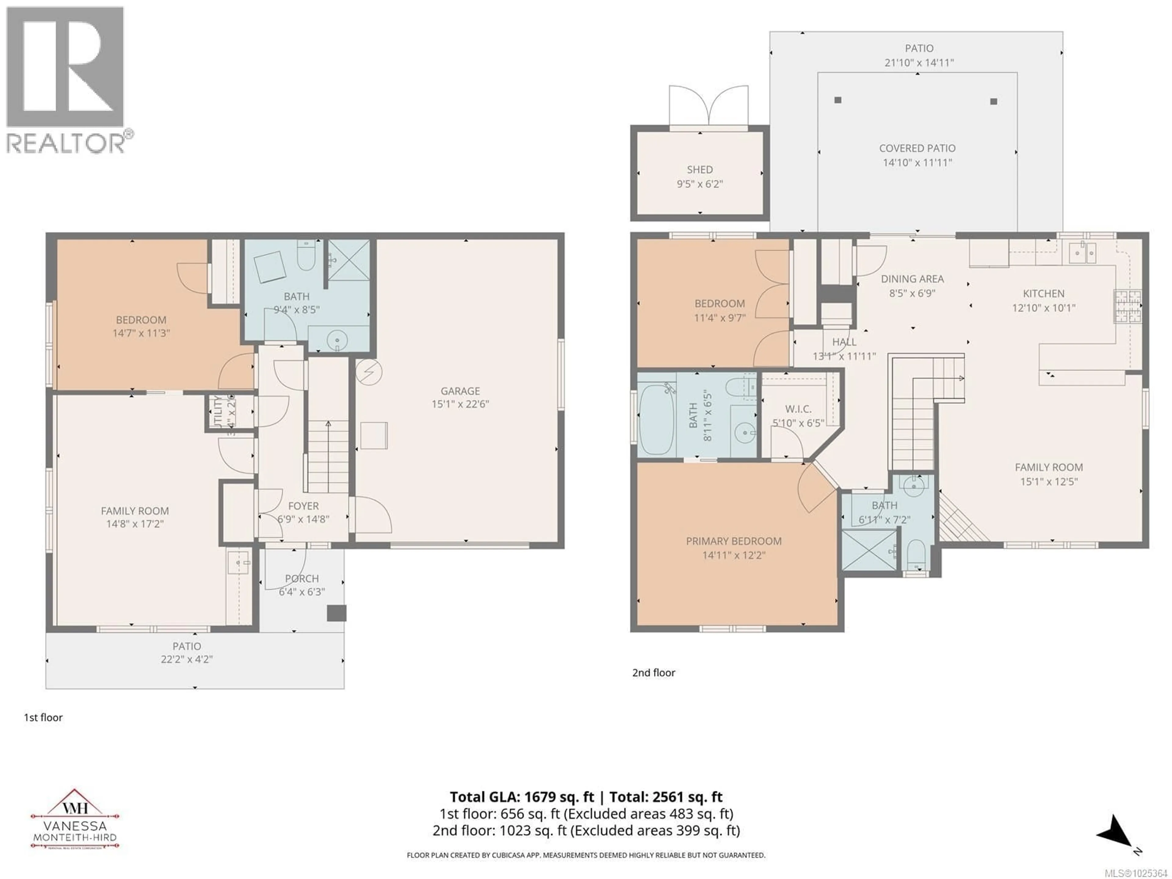 Floor plan for 2087 LAMBERT DRIVE, Courtenay British Columbia V9N9C9