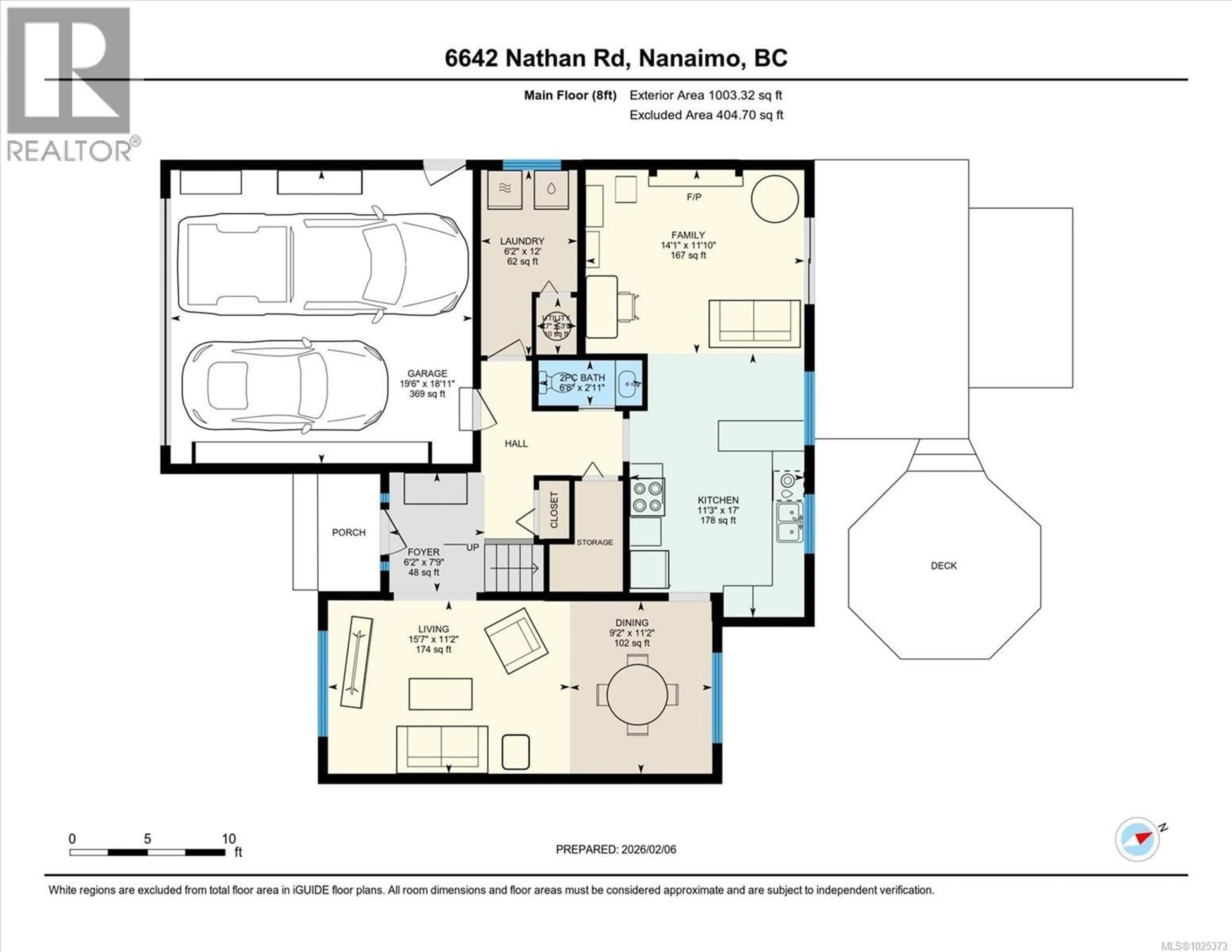 Floor plan for 6642 NATHAN ROAD, Nanaimo British Columbia V9T6H7