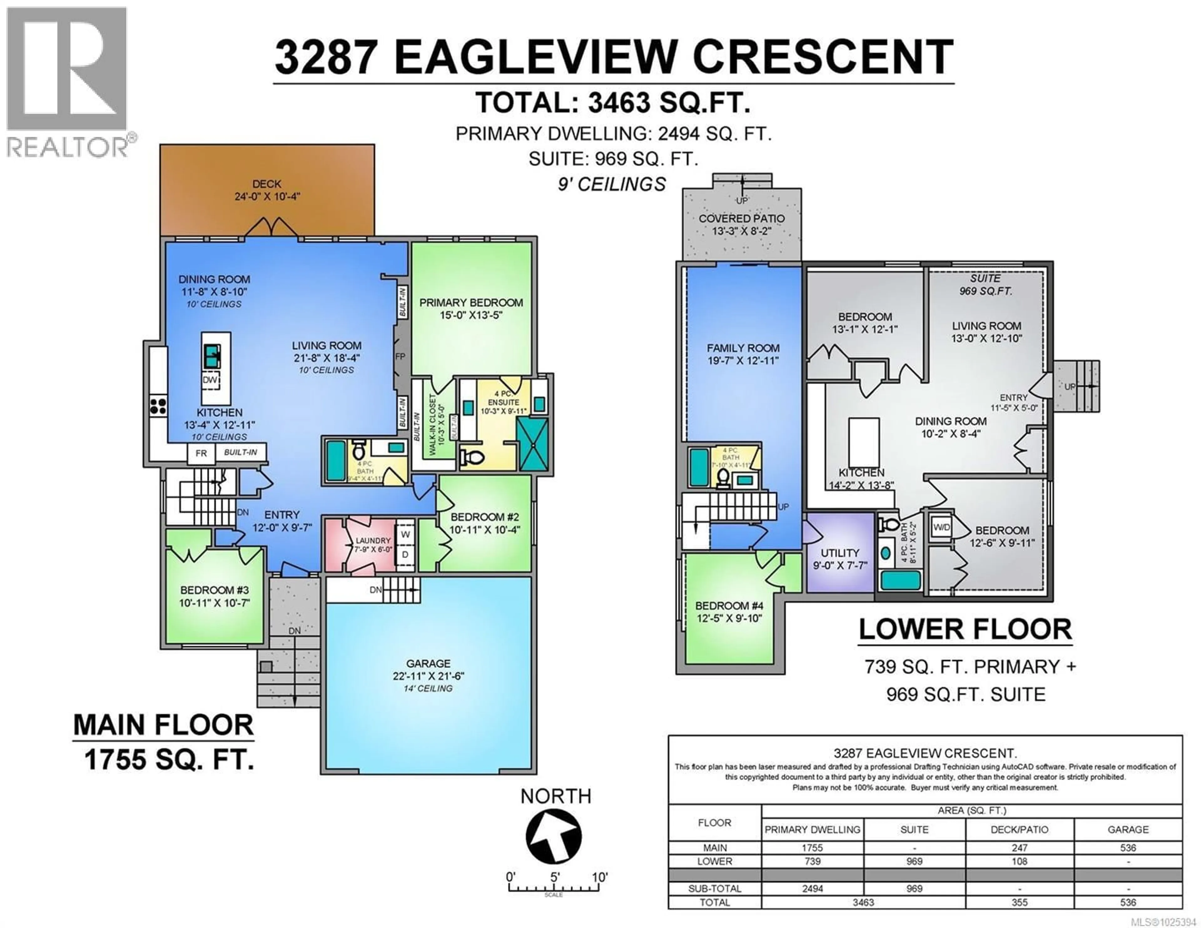 Floor plan for 3287 EAGLEVIEW CRESCENT, Courtenay British Columbia V9N0B6
