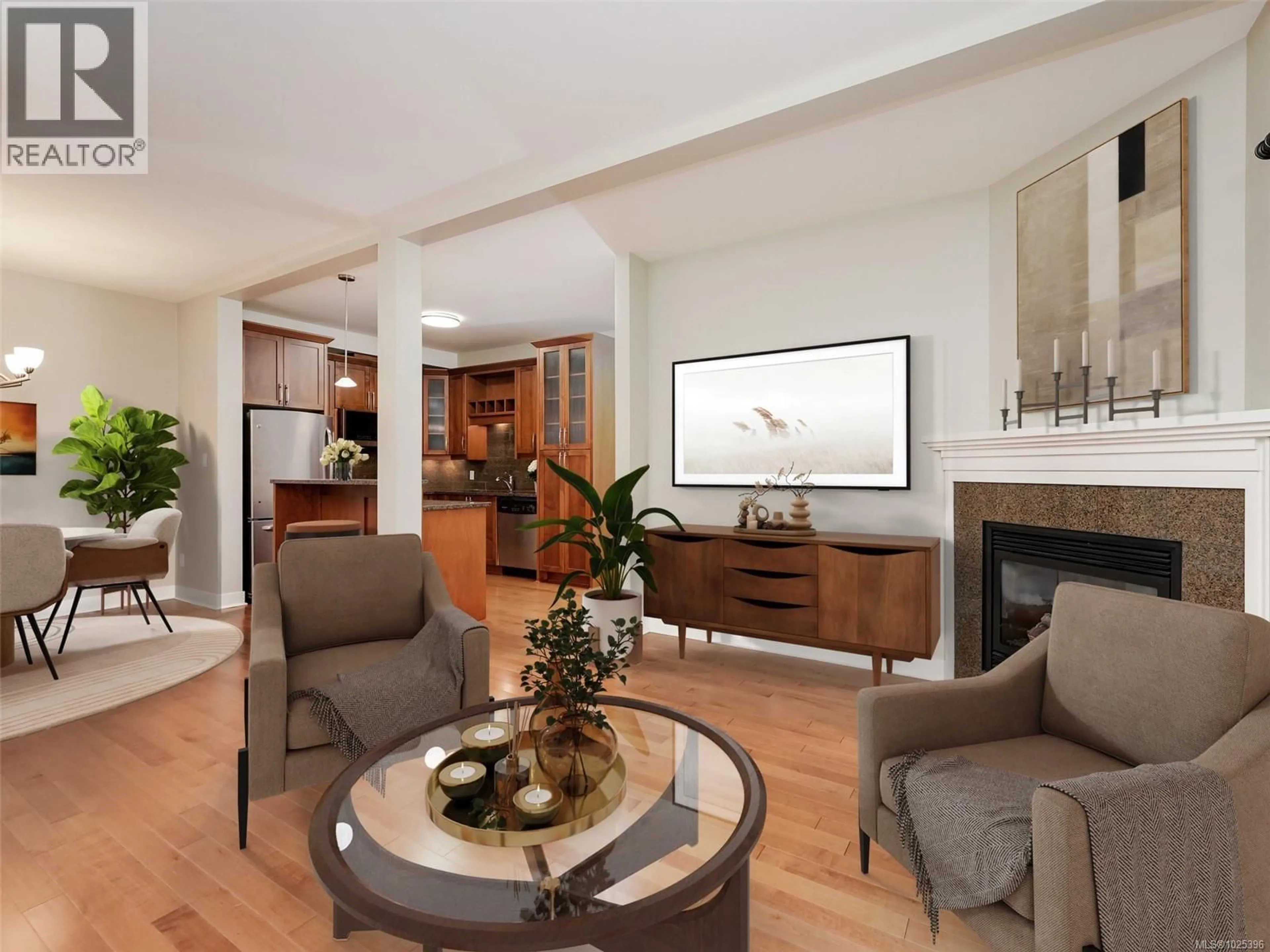 Living room with furniture, wood/laminate floor for 2 - 1217 MCKENZIE STREET, Victoria British Columbia V8V2W6