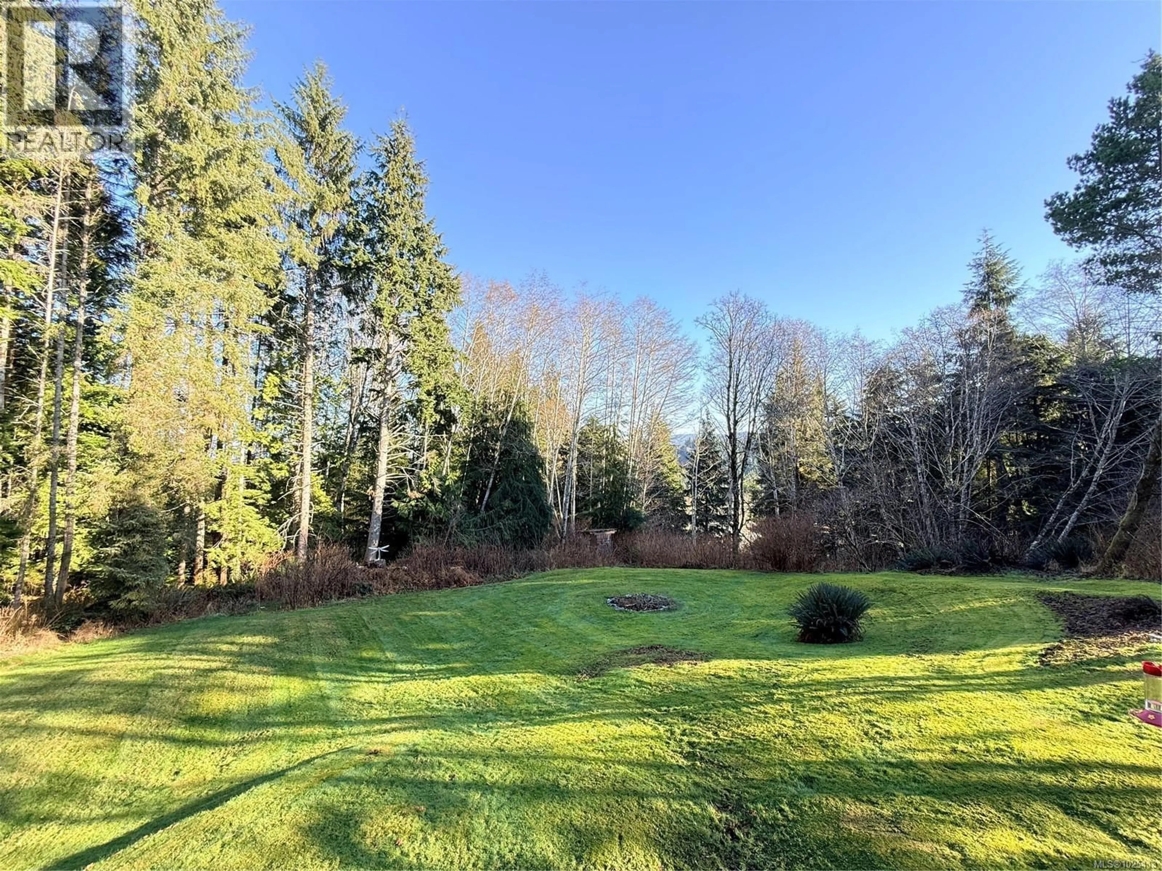 A pic from outside/outdoor area/front of a property/back of a property/a pic from drone, forest/trees view for 980 NICHOLSON ROAD, Hyde Creek British Columbia V0N2R0