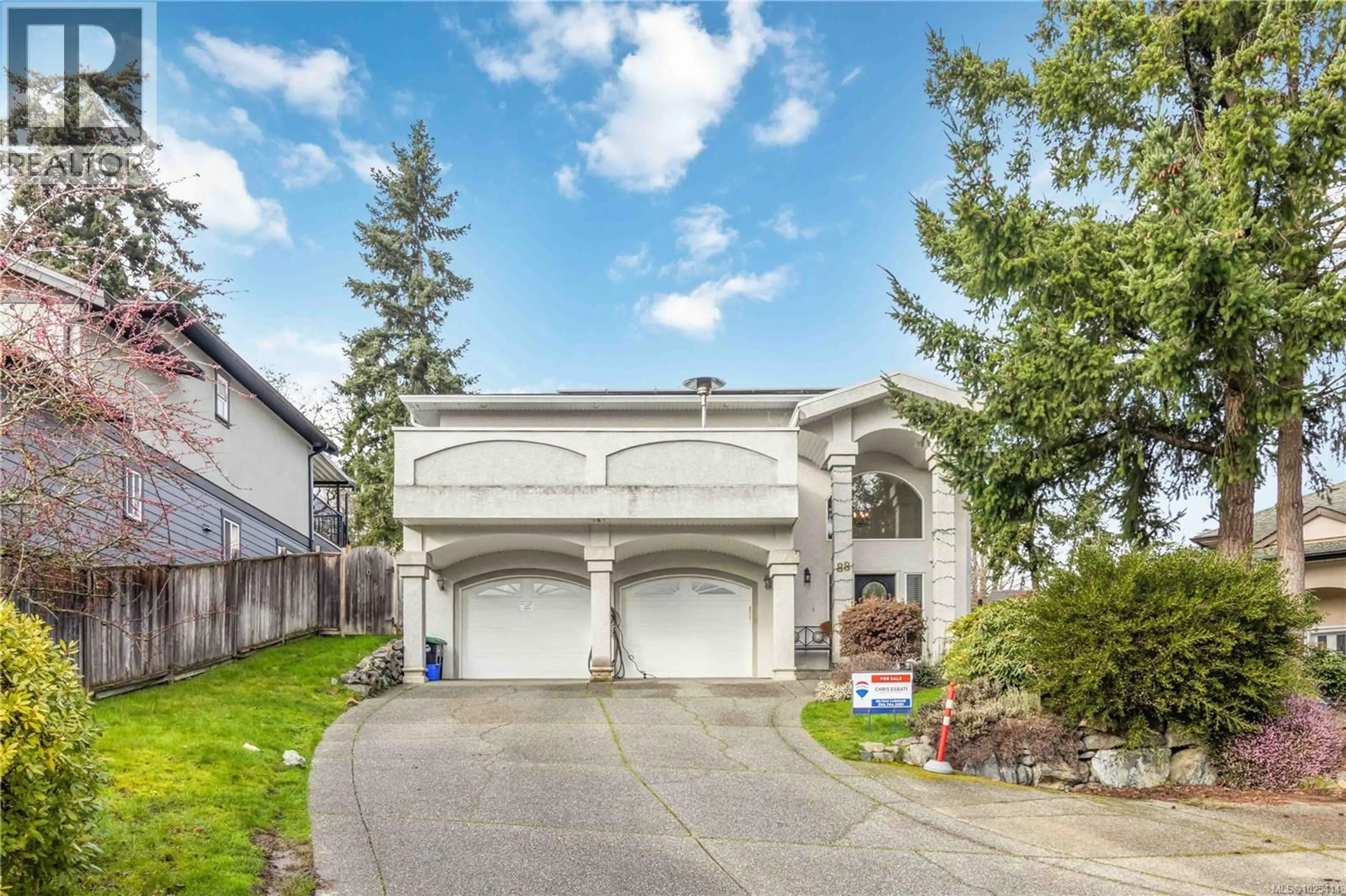 Home with vinyl exterior material, street for 88 CHILCO RIDGE PLACE, View Royal British Columbia V9B5Z7