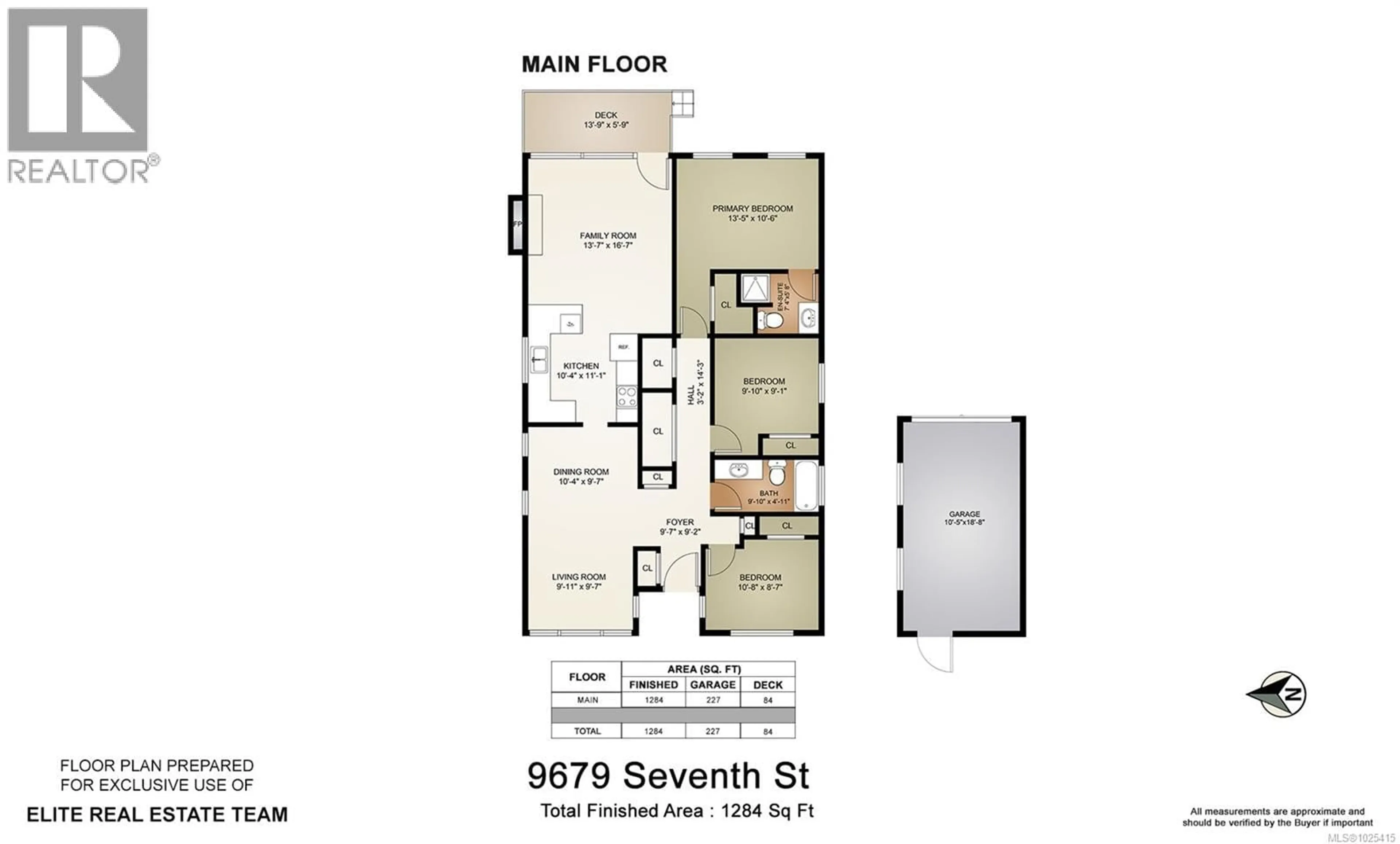 Floor plan for 9679 SEVENTH STREET, Sidney British Columbia V8L2V6