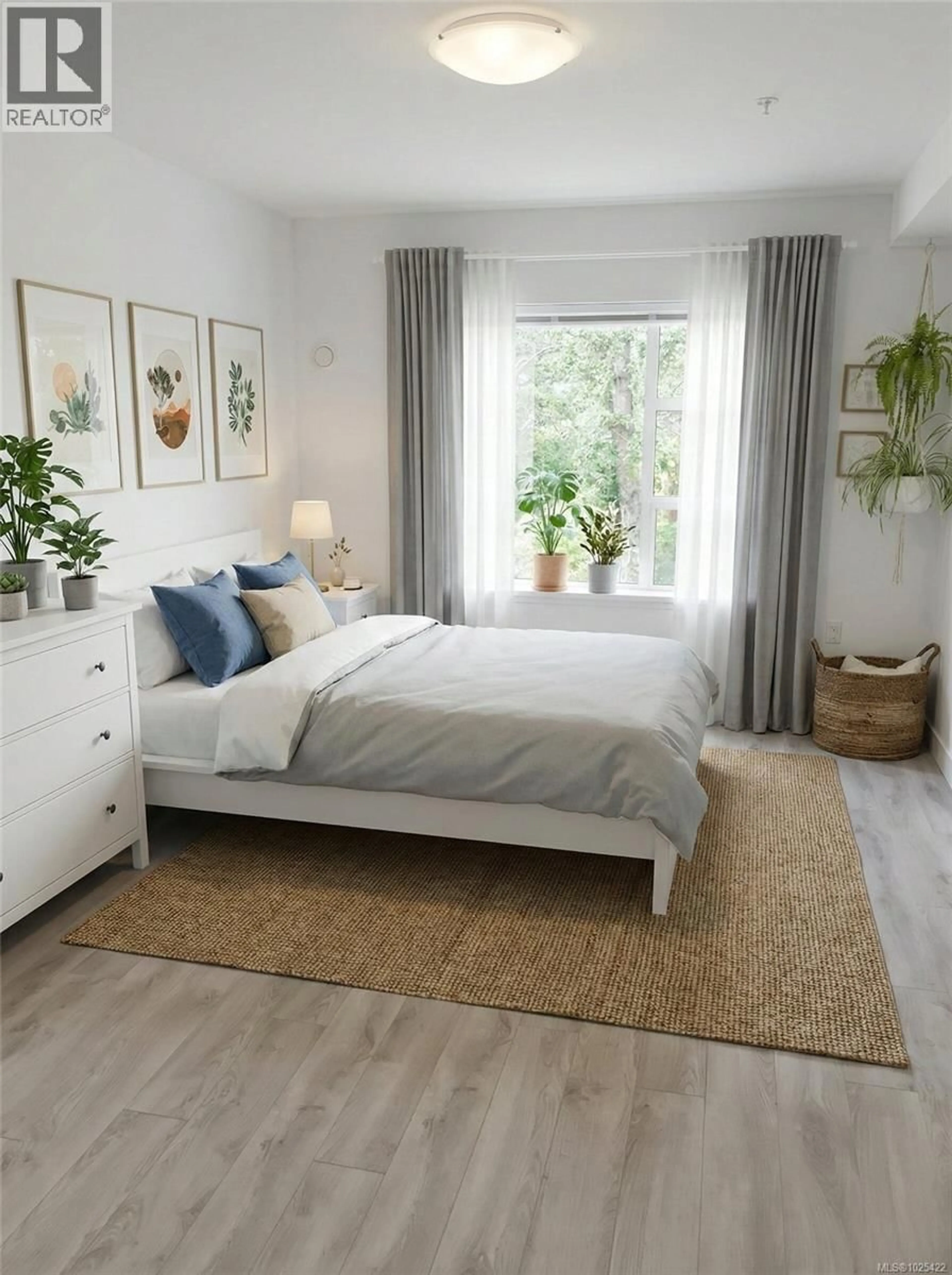 Bedroom with bed, unknown for 505 - 1016 INVERNESS ROAD, Saanich British Columbia V8X0B1