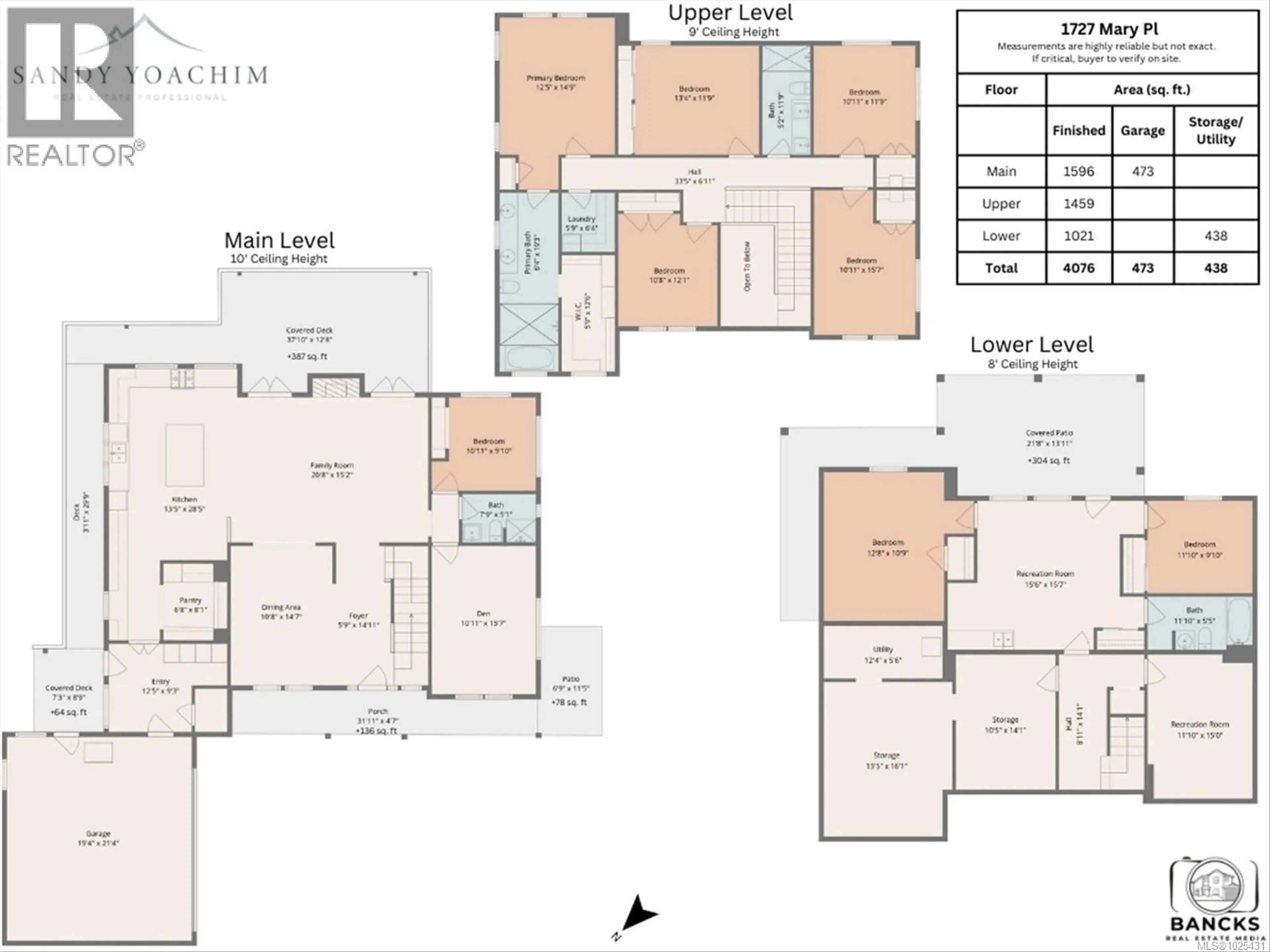 Floor plan for 1727 MARY PLACE, Highlands British Columbia V9B6E7