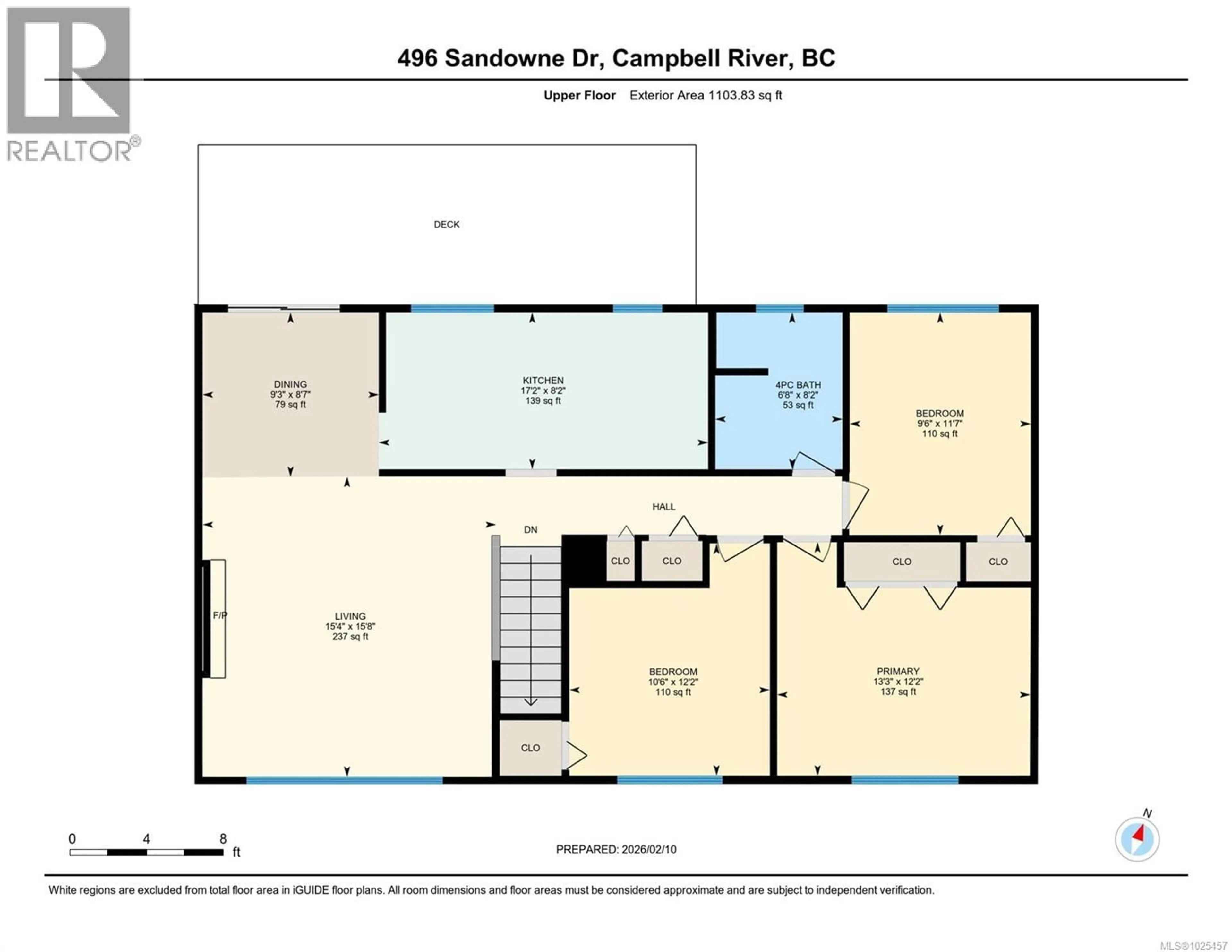 Floor plan for 496 SANDOWNE DRIVE, Campbell River British Columbia V9W5E4