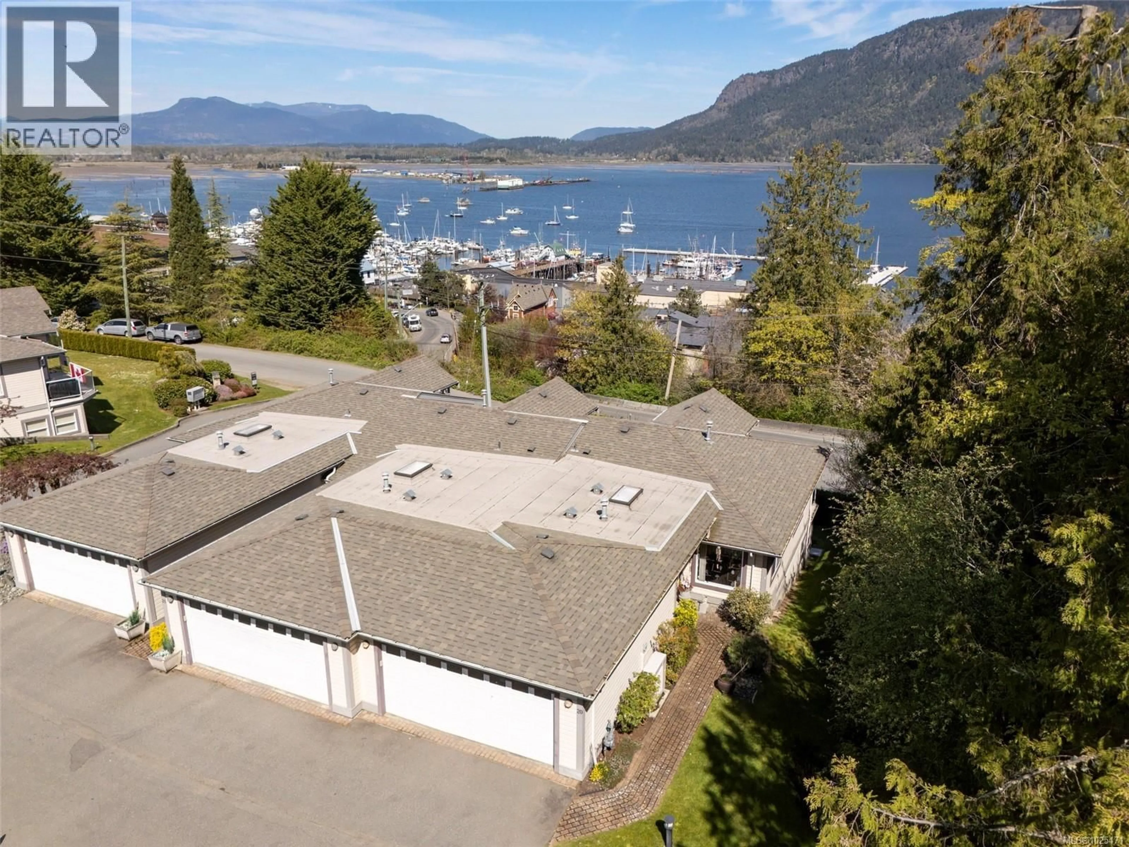 A pic from outside/outdoor area/front of a property/back of a property/a pic from drone, water/lake/river/ocean view for 20 - 1700 PRITCHARD ROAD, Cowichan Bay British Columbia V0R1N1