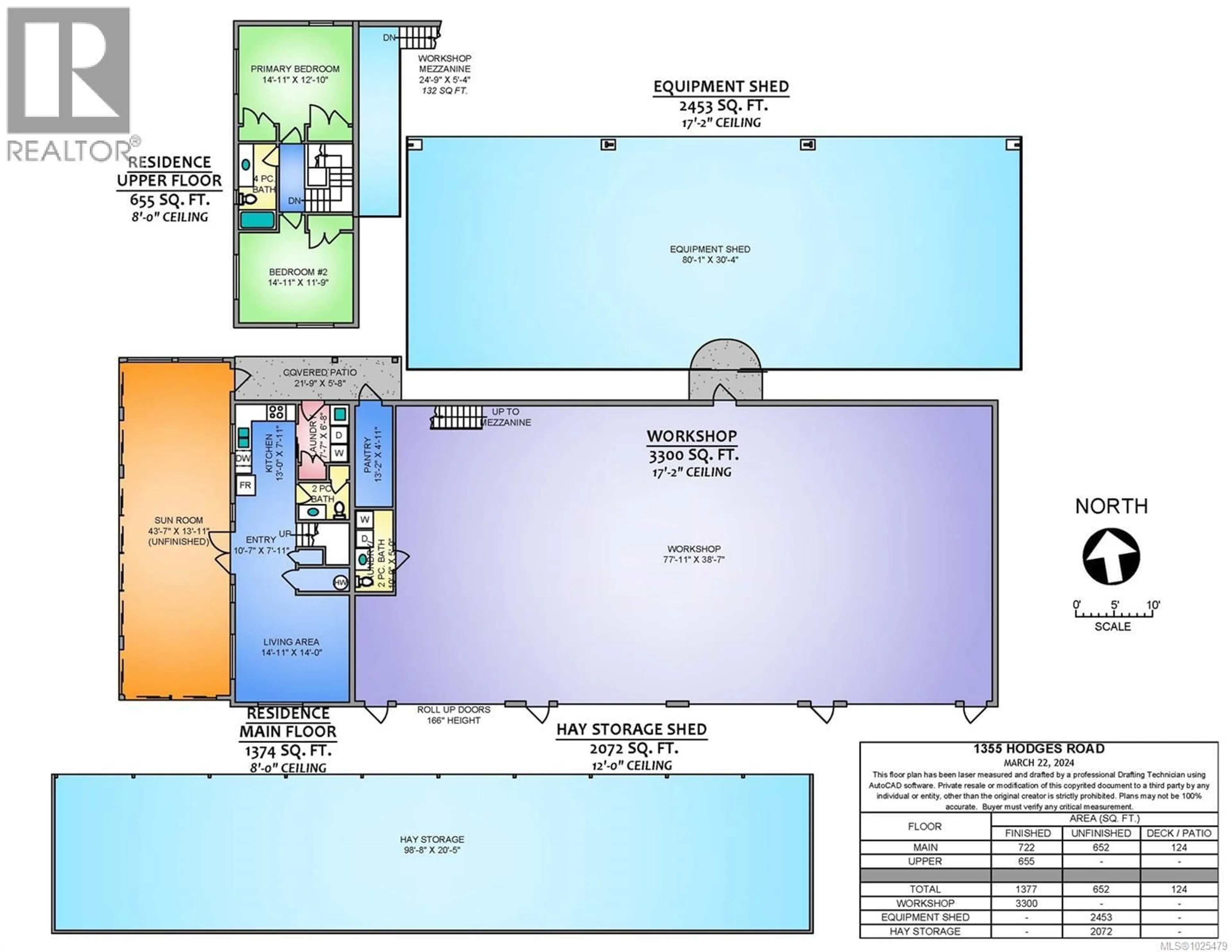 Floor plan for 1355 HODGES ROAD, French Creek British Columbia V9P2B5