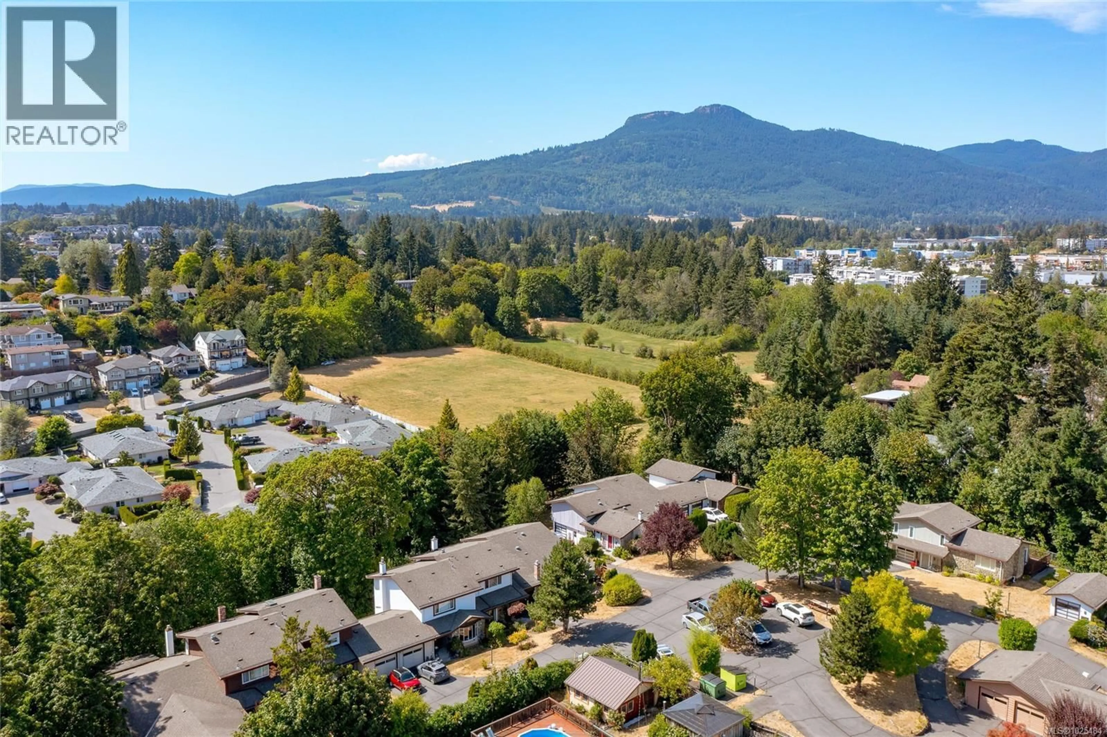 A pic from outside/outdoor area/front of a property/back of a property/a pic from drone, mountain view for 13 - 6172 ALINGTON ROAD, Duncan British Columbia V9L2E9