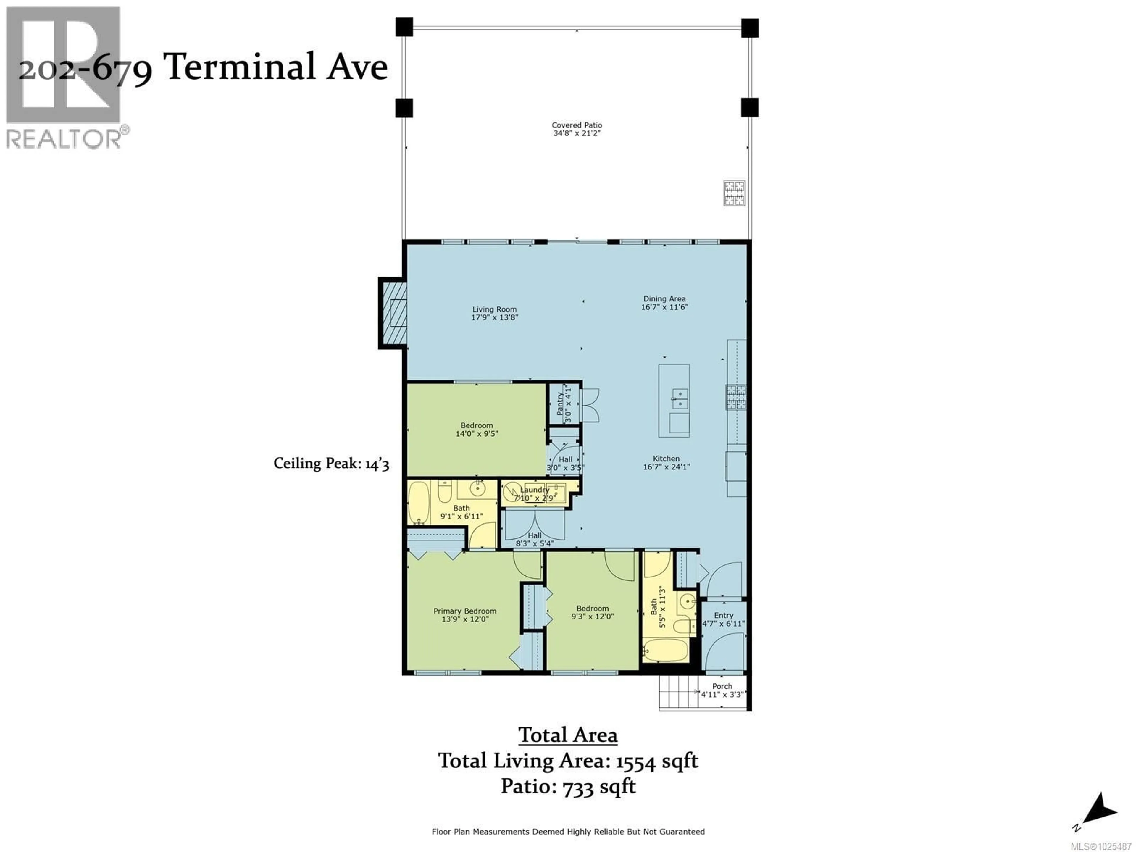 Floor plan for 202 - 679 TERMINAL AVENUE, Nanaimo British Columbia V9S4K1