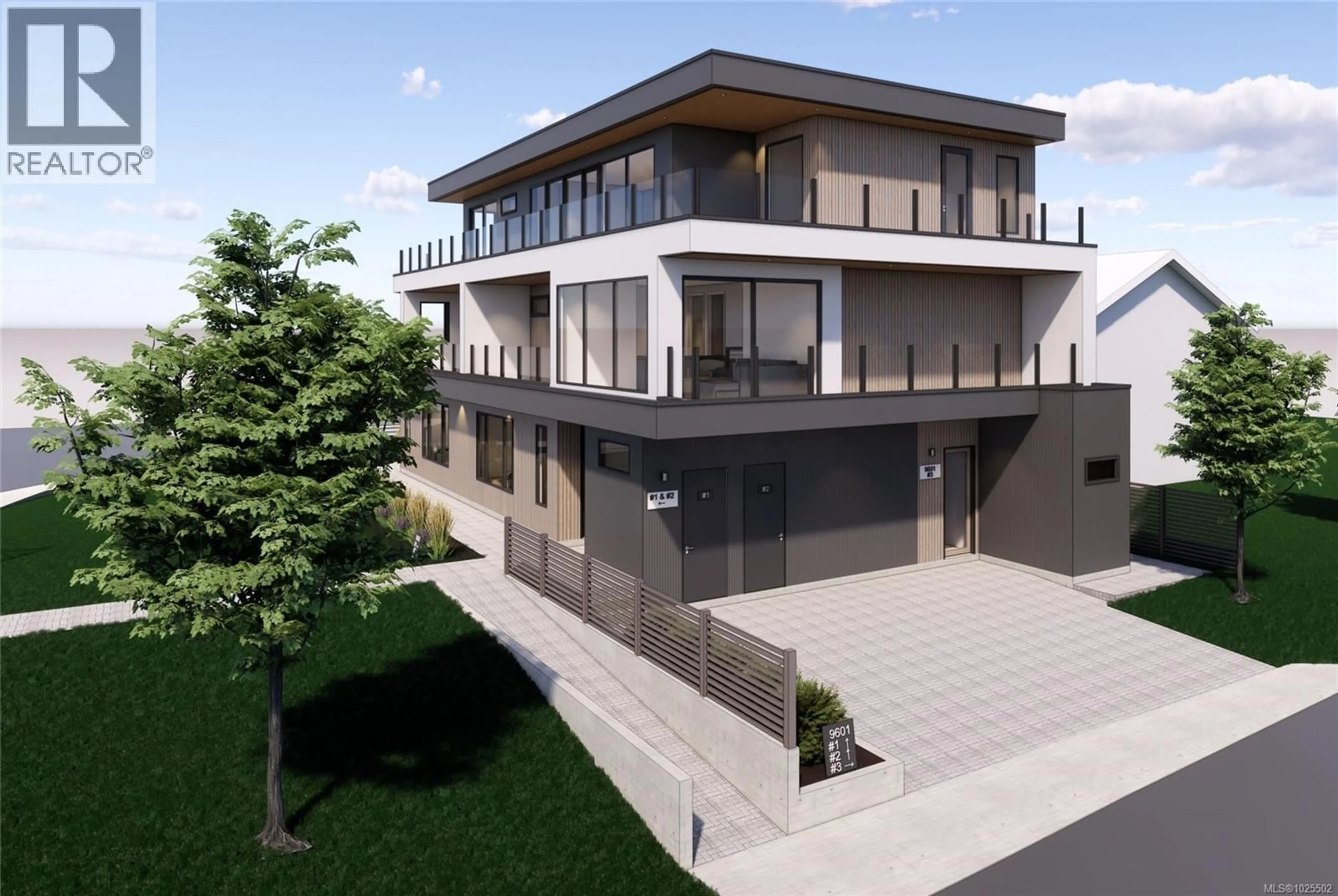 A pic from outside/outdoor area/front of a property/back of a property/a pic from drone, building for 9601 FIFTH STREET, Sidney British Columbia V8L2W7