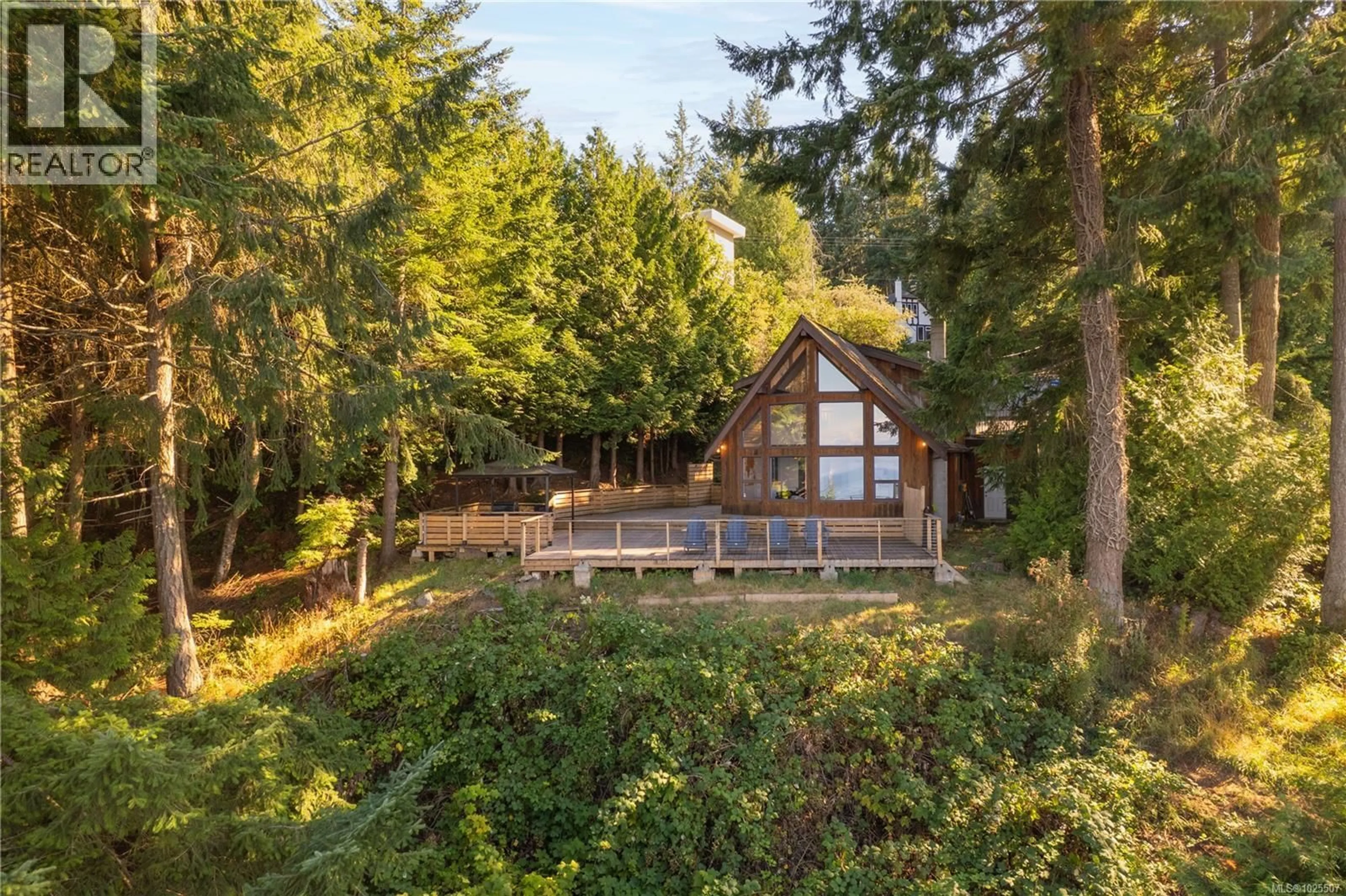 A pic from outside/outdoor area/front of a property/back of a property/a pic from drone, forest/trees view for 5030 LOST LAKE ROAD, Nanaimo British Columbia V9T5E4