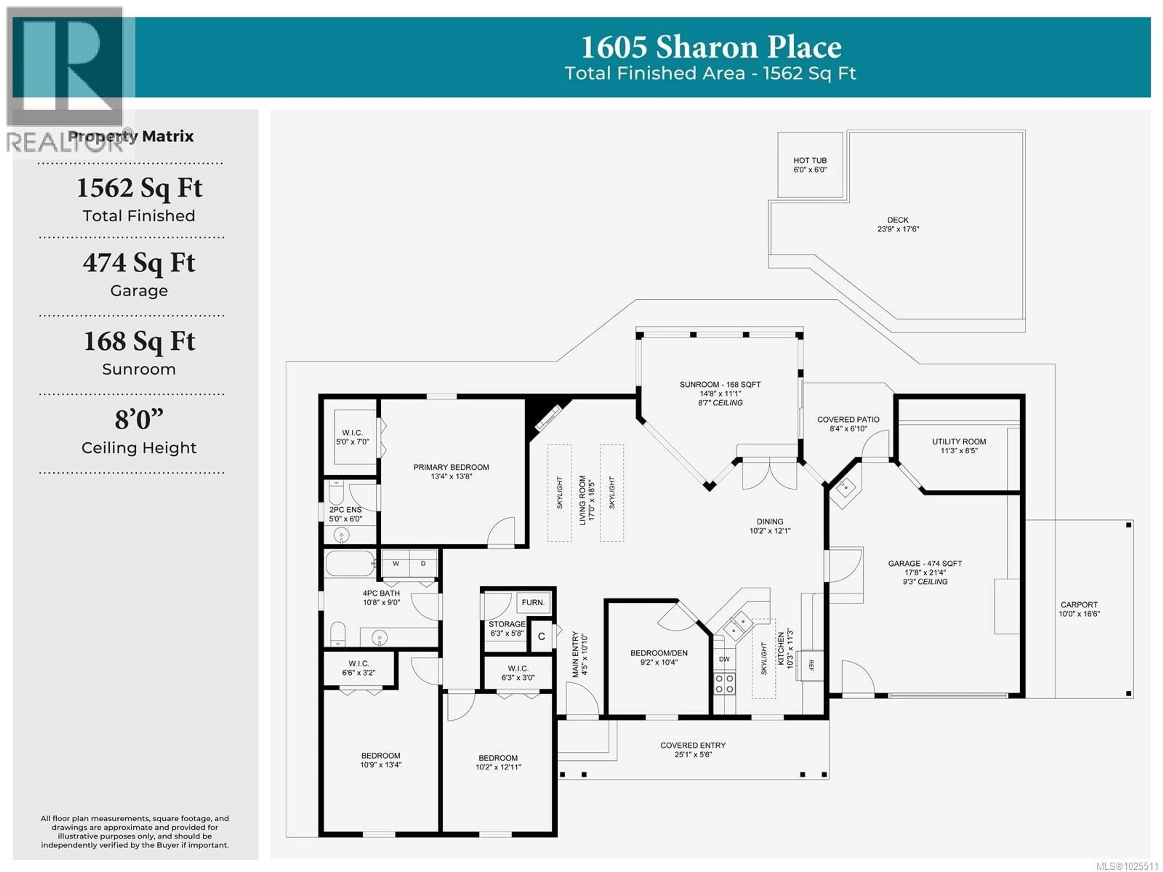 Floor plan for 1605 SHARON PLACE, French Creek British Columbia V9P1Y7