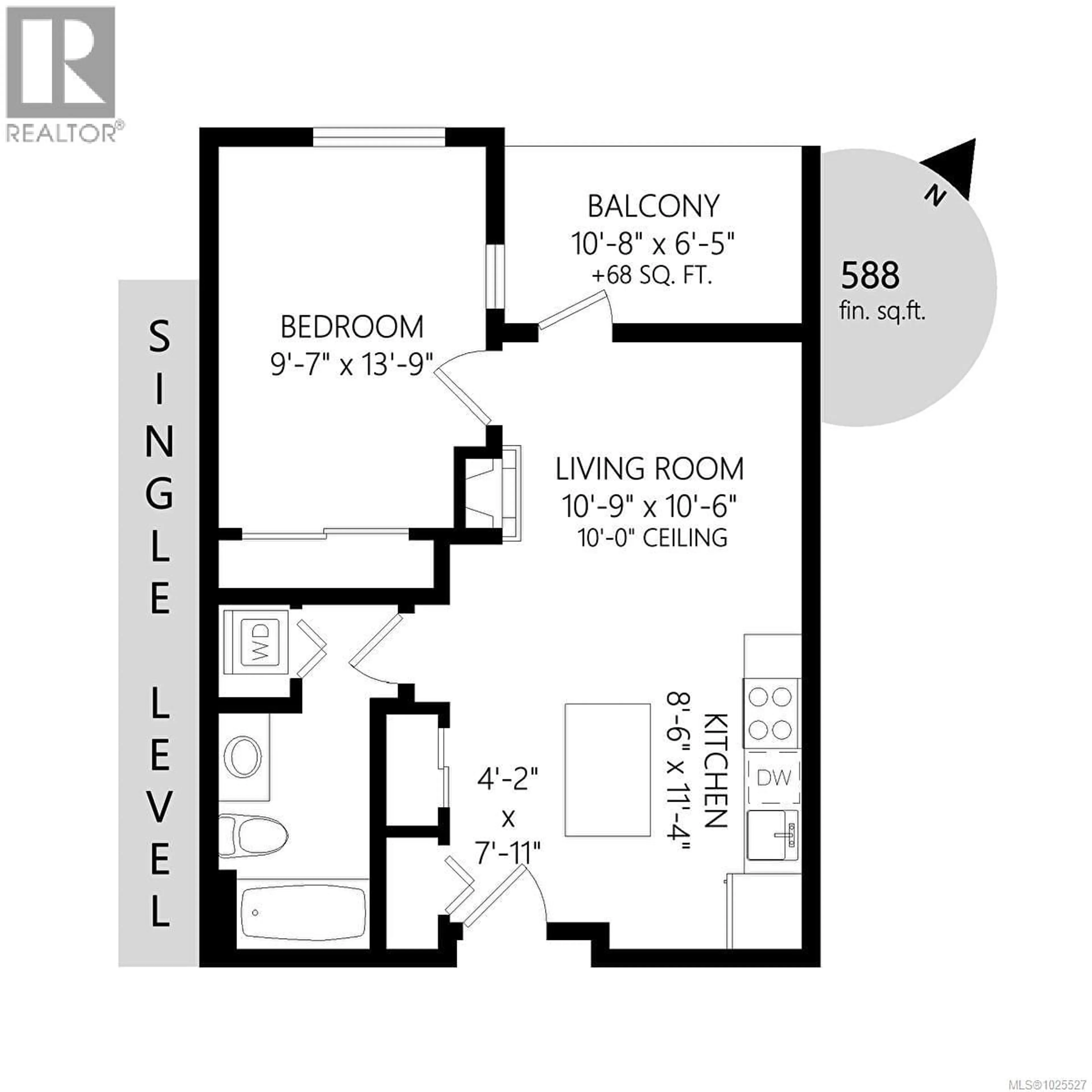 Floor plan for 407 - 1395 BEAR MOUNTAIN PARKWAY, Langford British Columbia V9B0E1