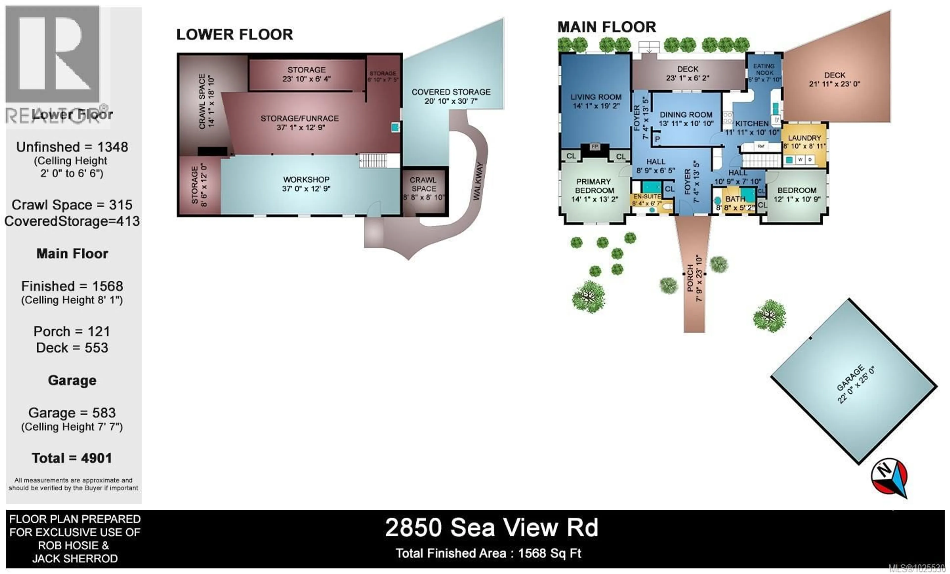 Floor plan for 2850 SEA VIEW ROAD, Saanich British Columbia V8N1K8