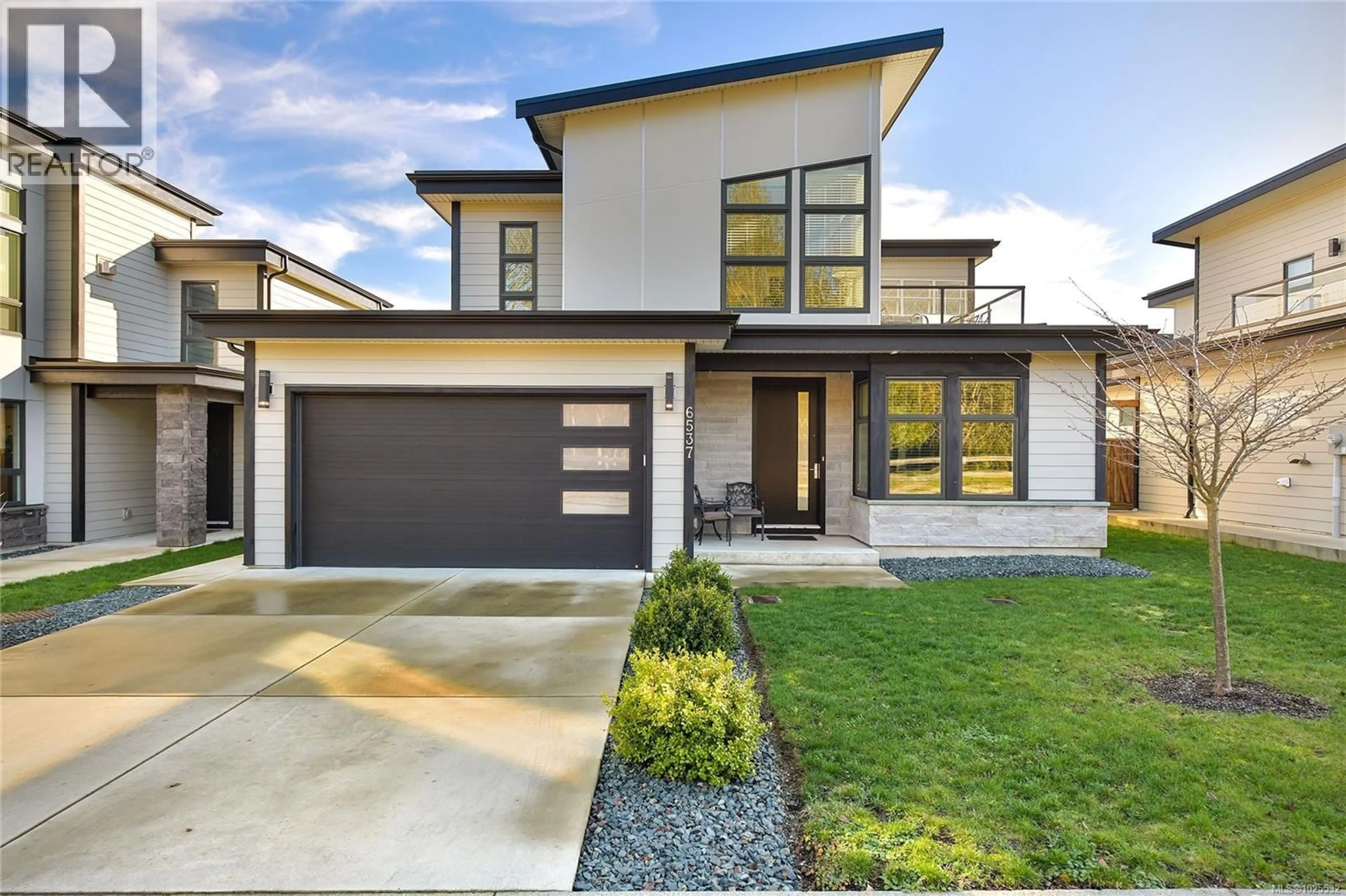 Home with brick exterior material, street for 6537 HELGESEN ROAD, Sooke British Columbia V9Z0V7