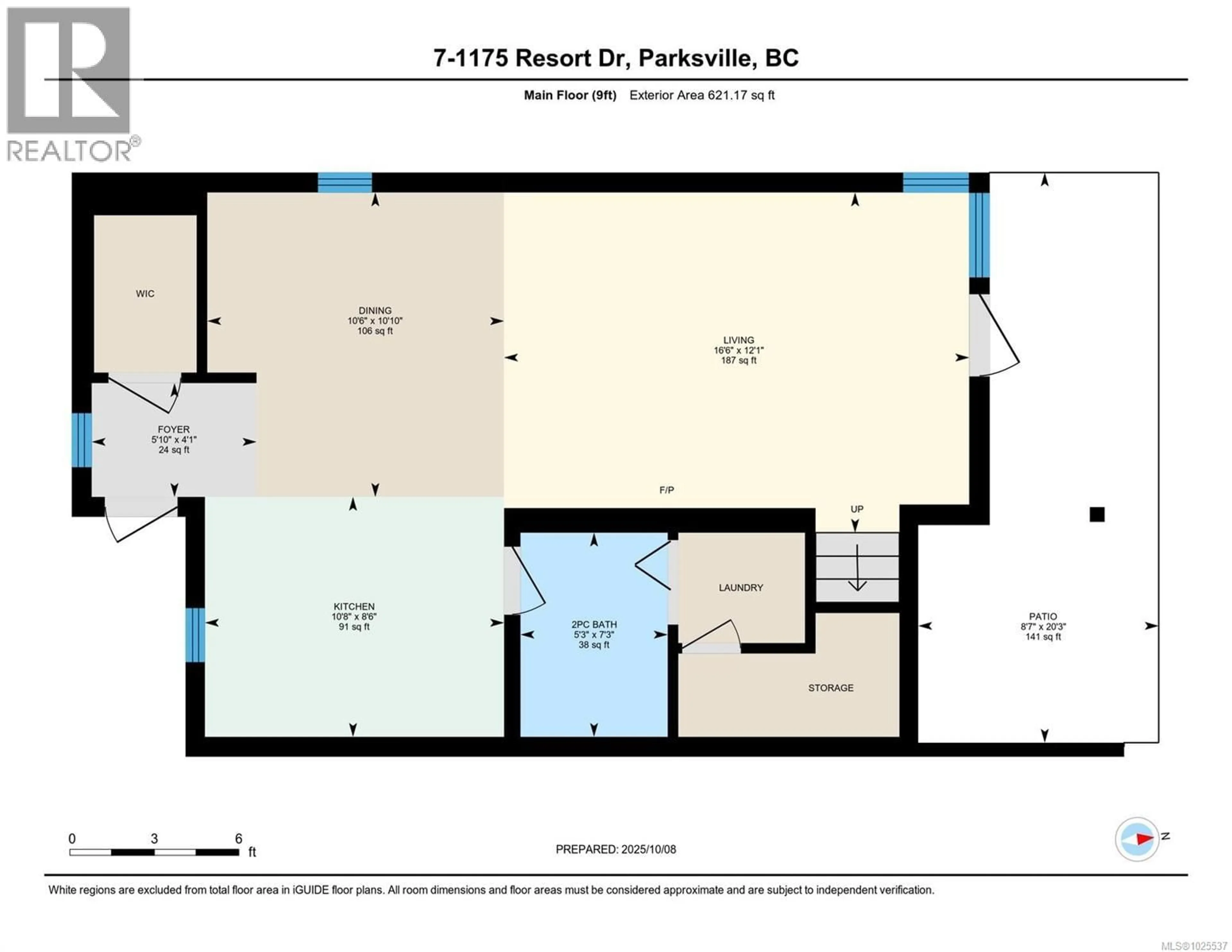 Floor plan for 7 - 1175 RESORT DRIVE, Parksville British Columbia V9P2E3