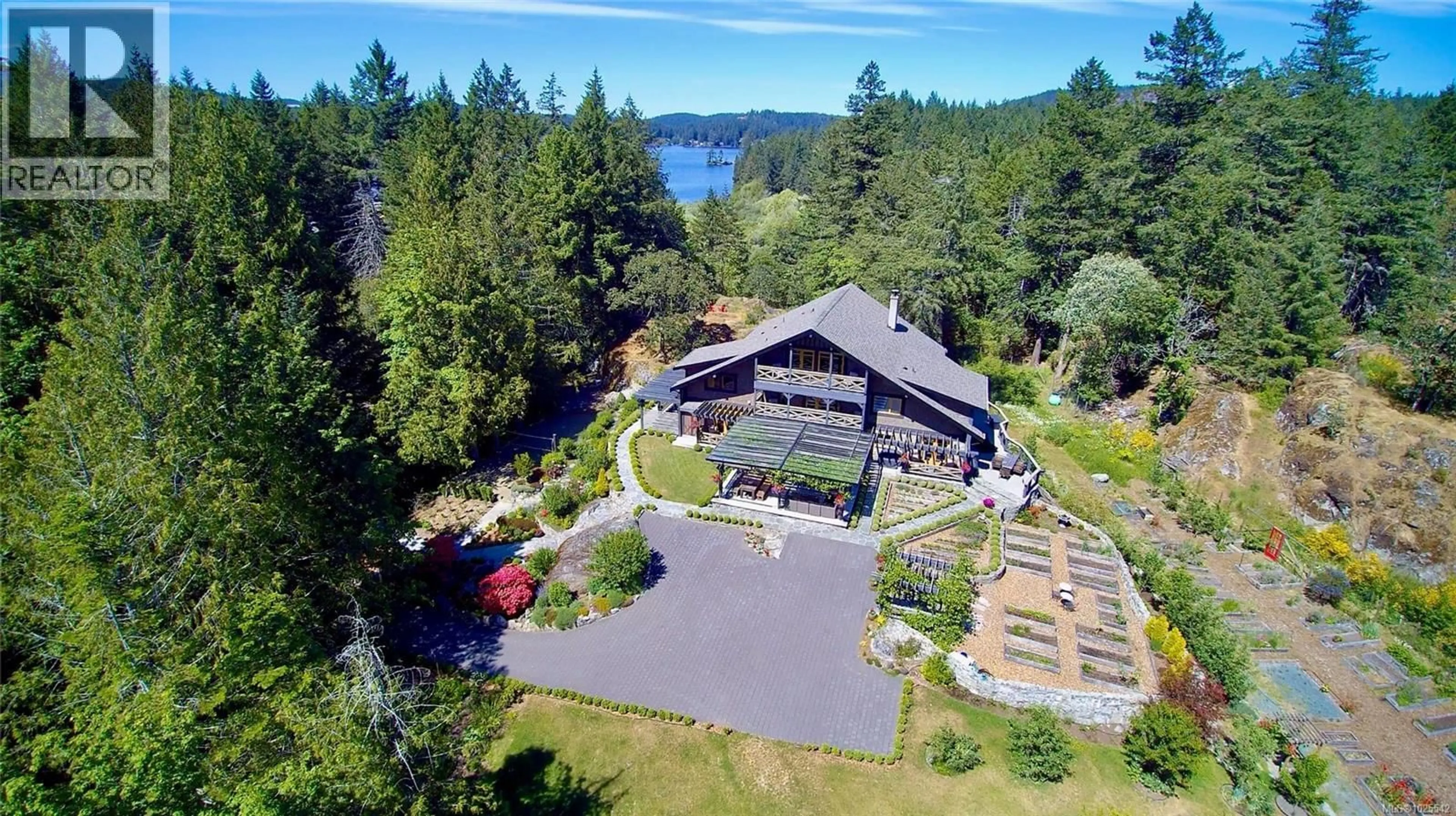 A pic from outside/outdoor area/front of a property/back of a property/a pic from drone, water/lake/river/ocean view for 4573 PROSPECT LAKE ROAD, Saanich British Columbia V9E1J3