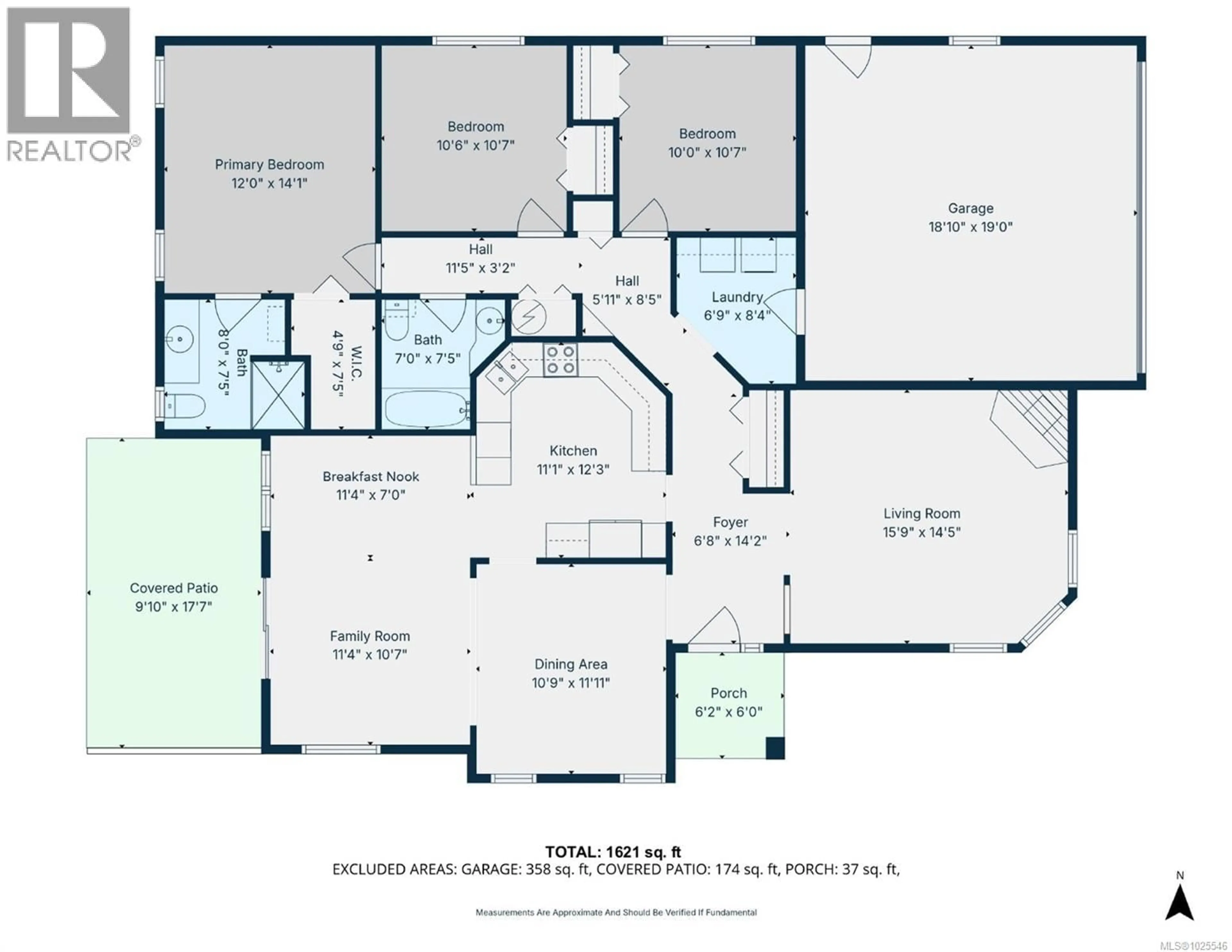 Floor plan for 107 ACACIA STREET SOUTH, Parksville British Columbia V9P1H4