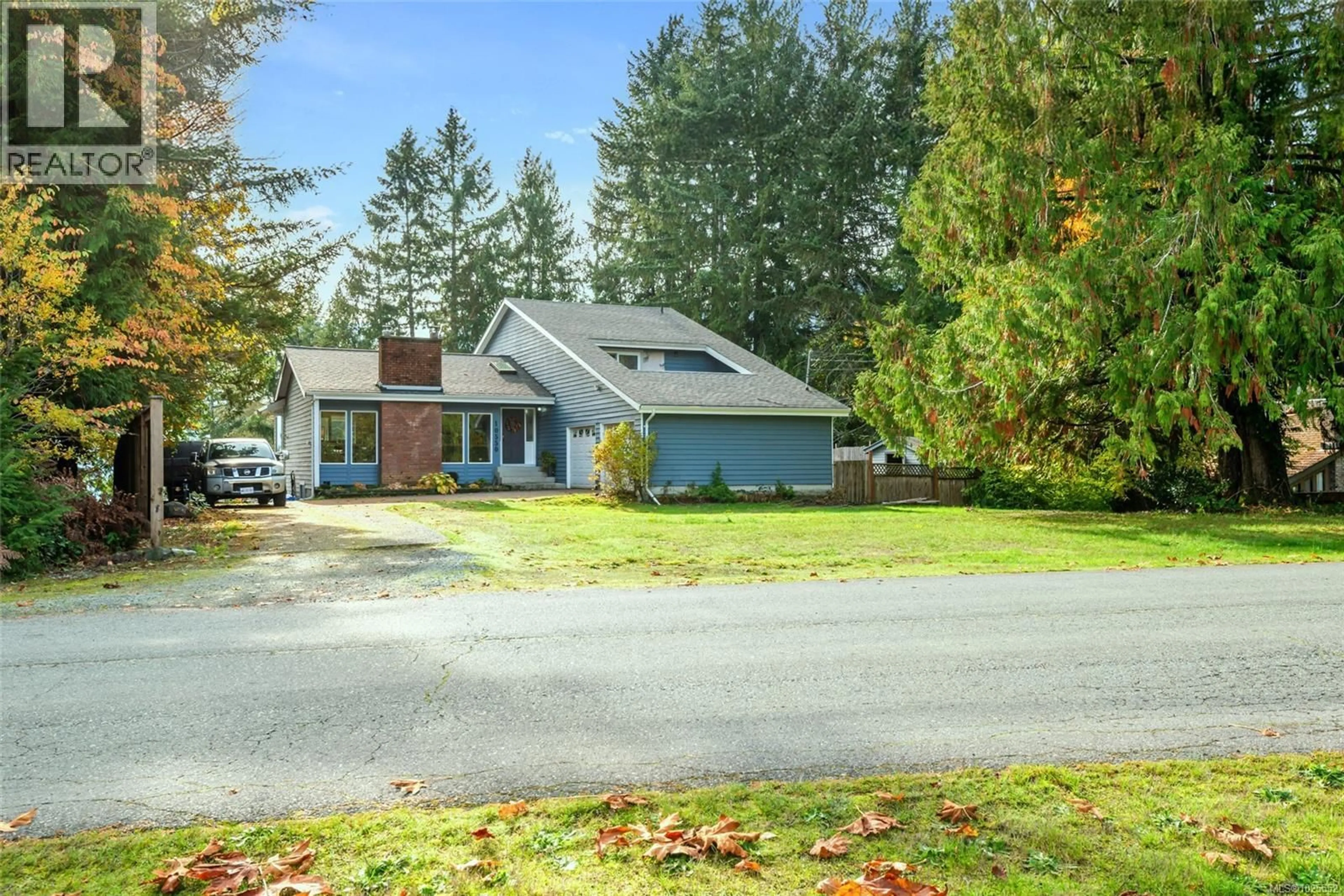 A pic from outside/outdoor area/front of a property/back of a property/a pic from drone, street for 10550 ASHER ROAD, Port Alberni British Columbia V9Y9A2