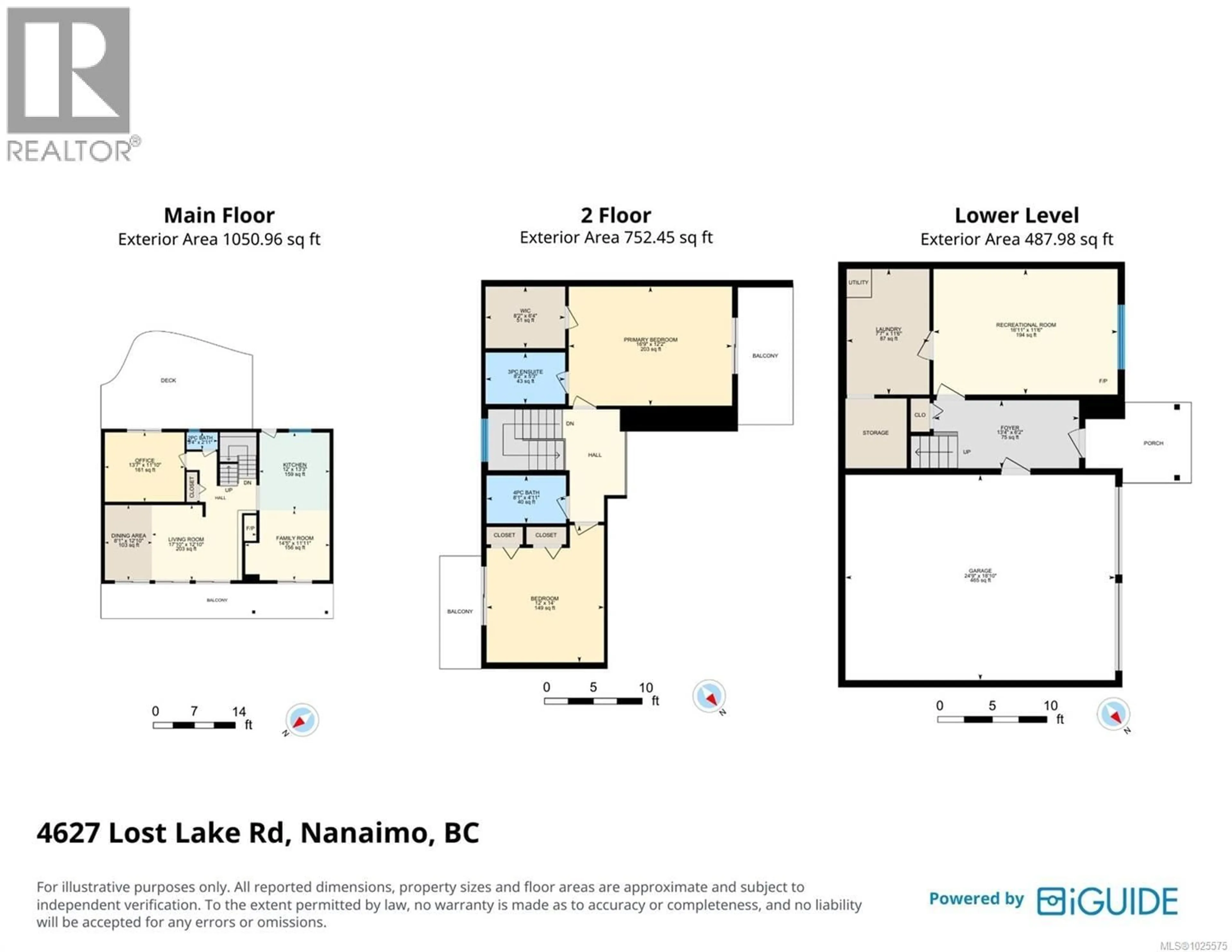 Floor plan for 4627 LOST LAKE ROAD, Nanaimo British Columbia V9T5C5