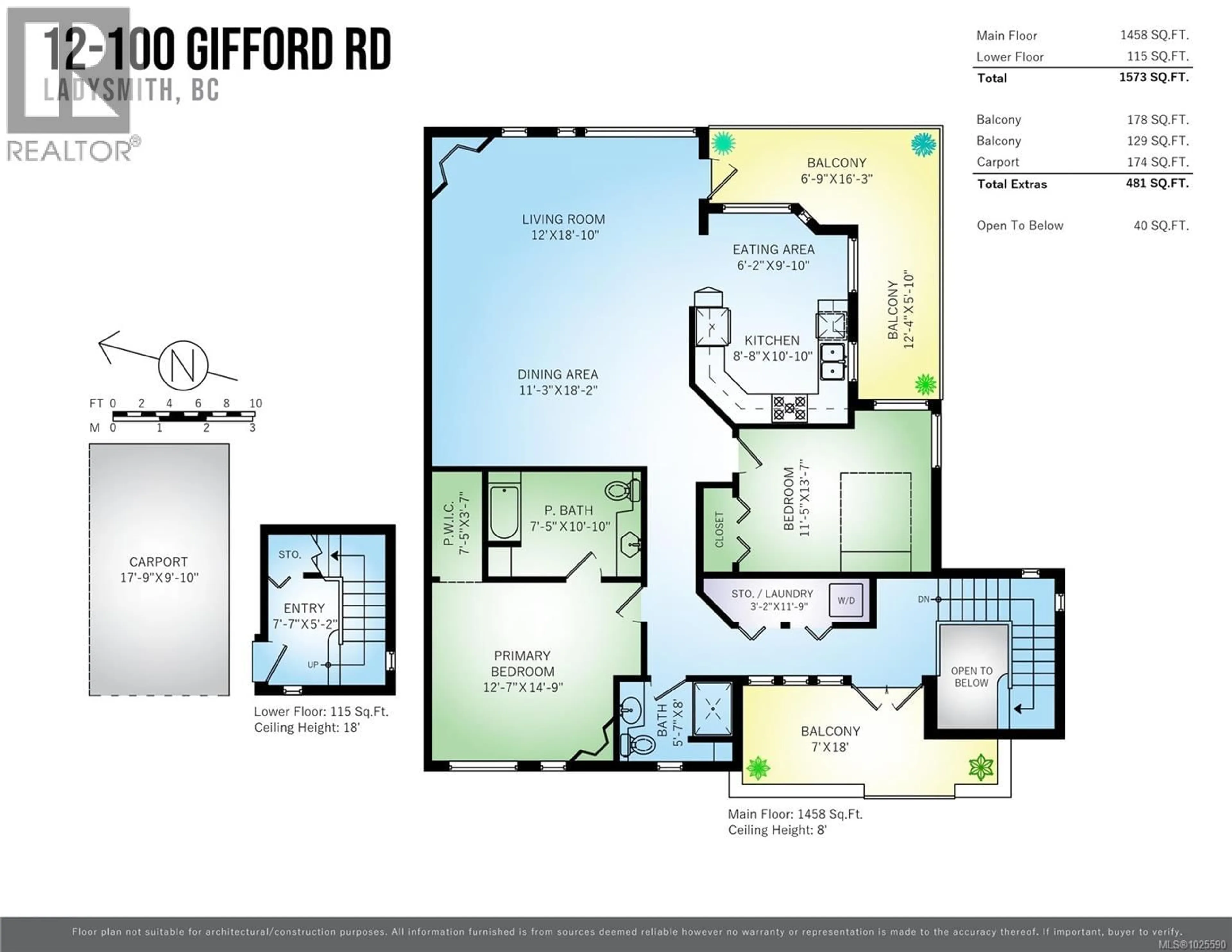 Floor plan for 3 - 711 MALONE ROAD, Ladysmith British Columbia V9G1B4